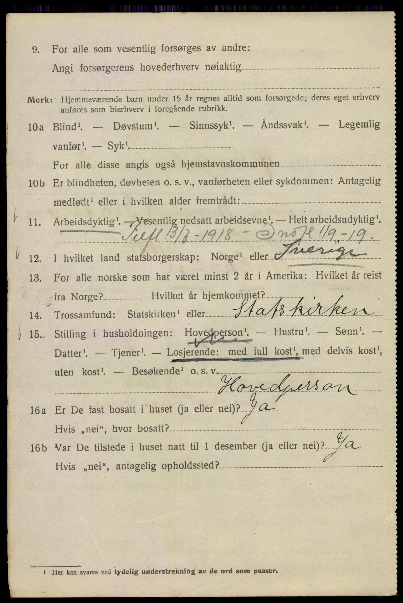 SAO, 1920 census for Kristiania, 1920, p. 658406