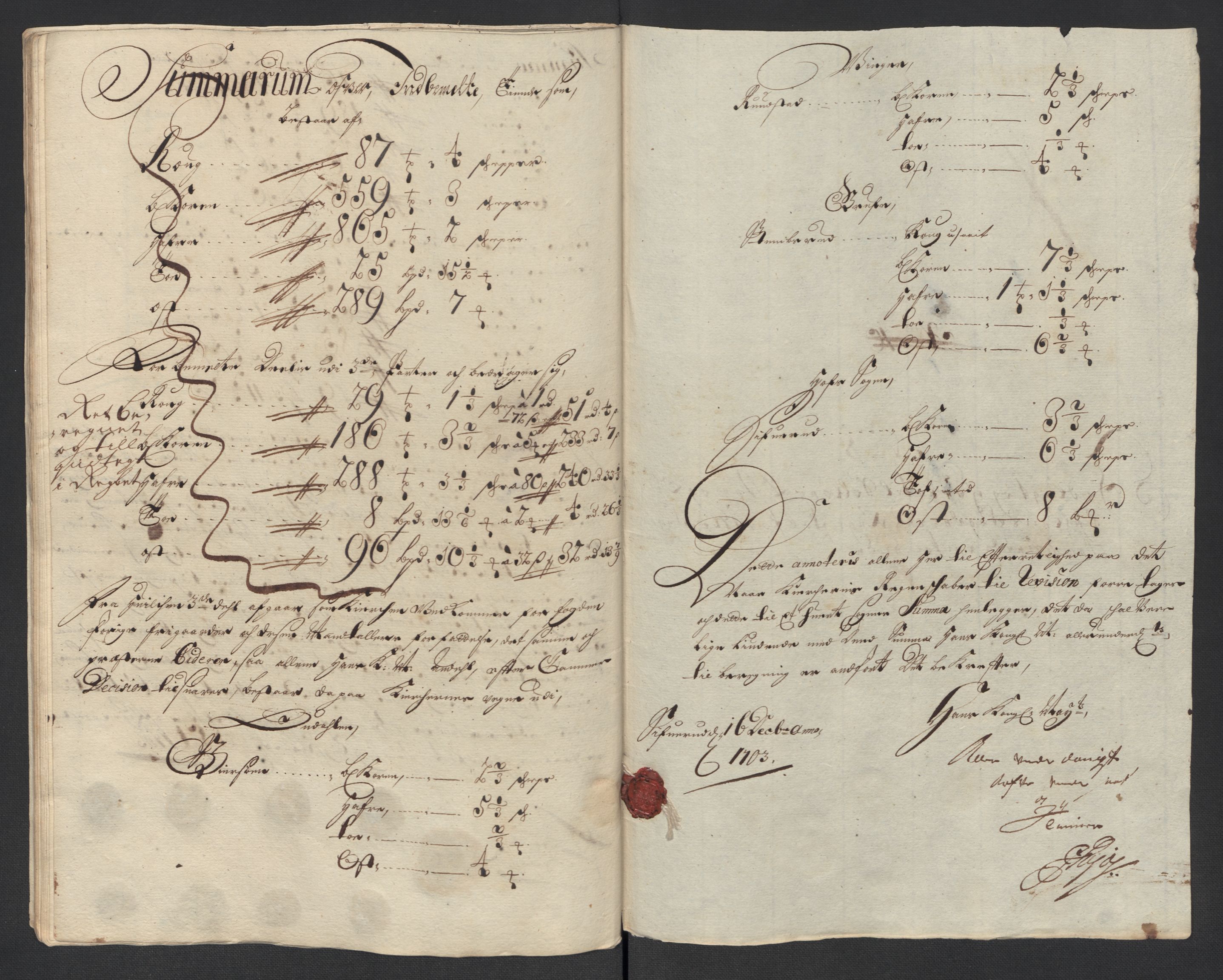 Rentekammeret inntil 1814, Reviderte regnskaper, Fogderegnskap, AV/RA-EA-4092/R13/L0841: Fogderegnskap Solør, Odal og Østerdal, 1703, p. 89