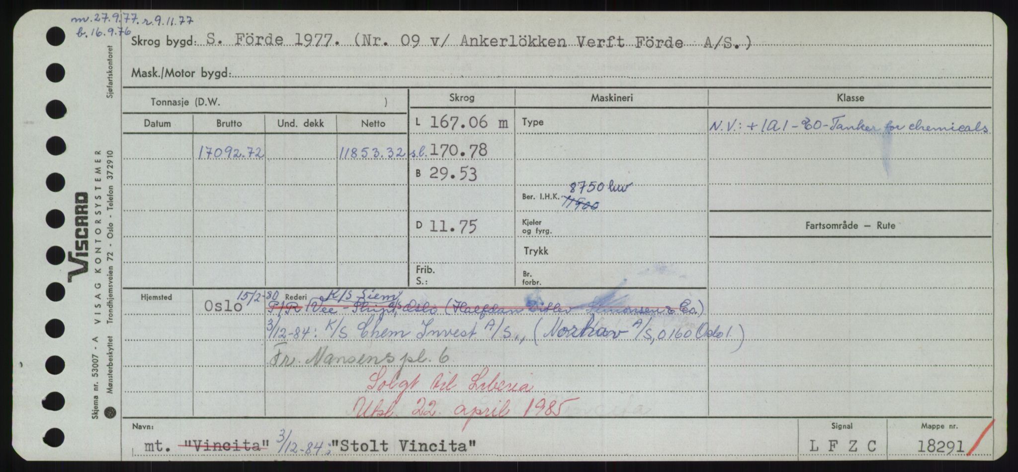 Sjøfartsdirektoratet med forløpere, Skipsmålingen, RA/S-1627/H/Hd/L0036: Fartøy, St, p. 447