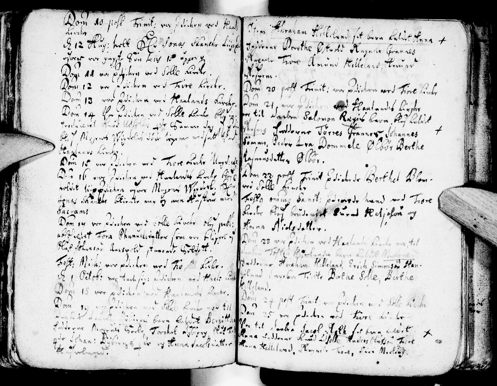 Håland sokneprestkontor, AV/SAST-A-101802/001/30BA/L0001: Parish register (official) no. A 1, 1671-1722