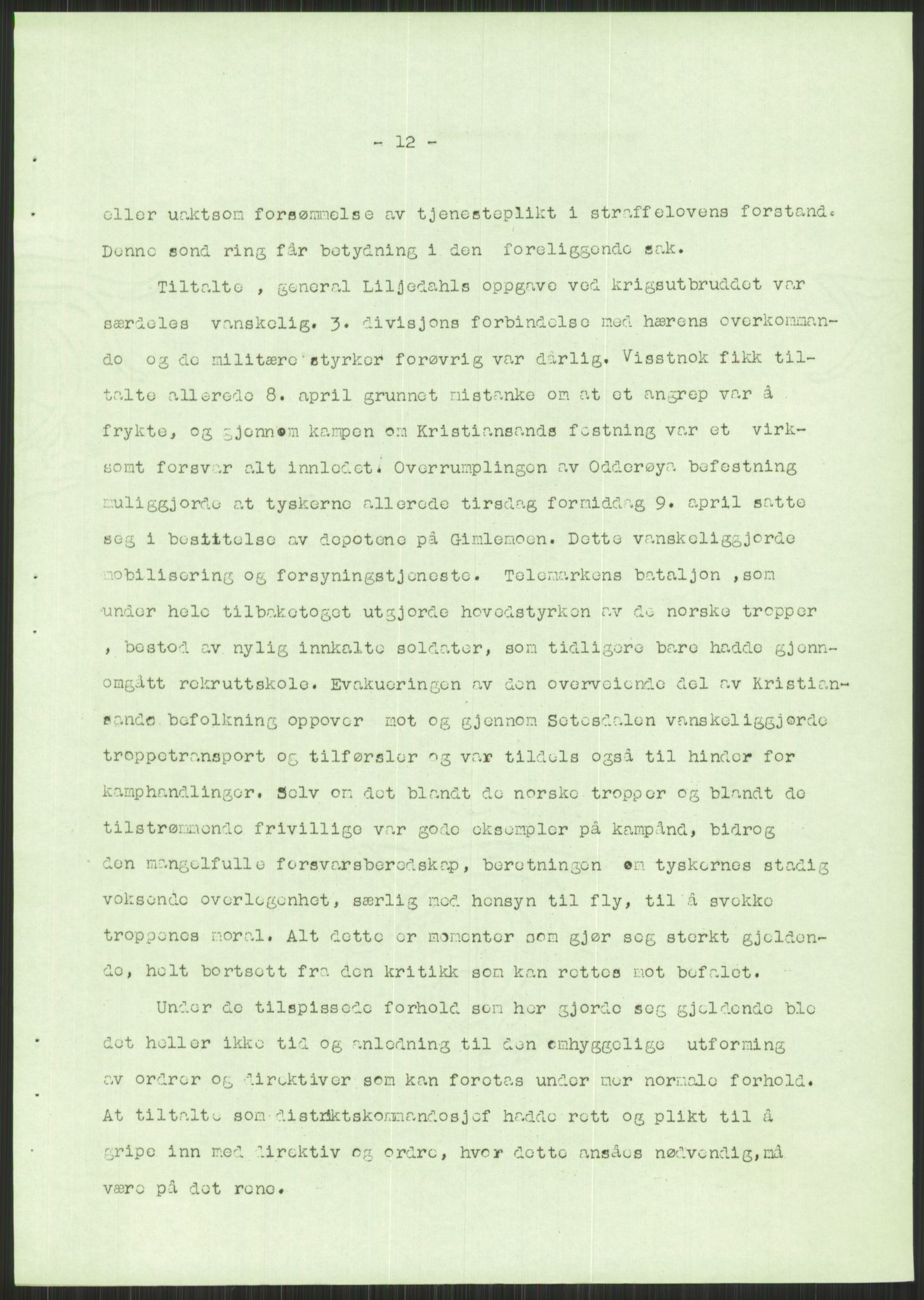 Forsvaret, Forsvarets krigshistoriske avdeling, AV/RA-RAFA-2017/Y/Yb/L0086: II-C-11-300  -  3. Divisjon., 1946-1955, p. 81