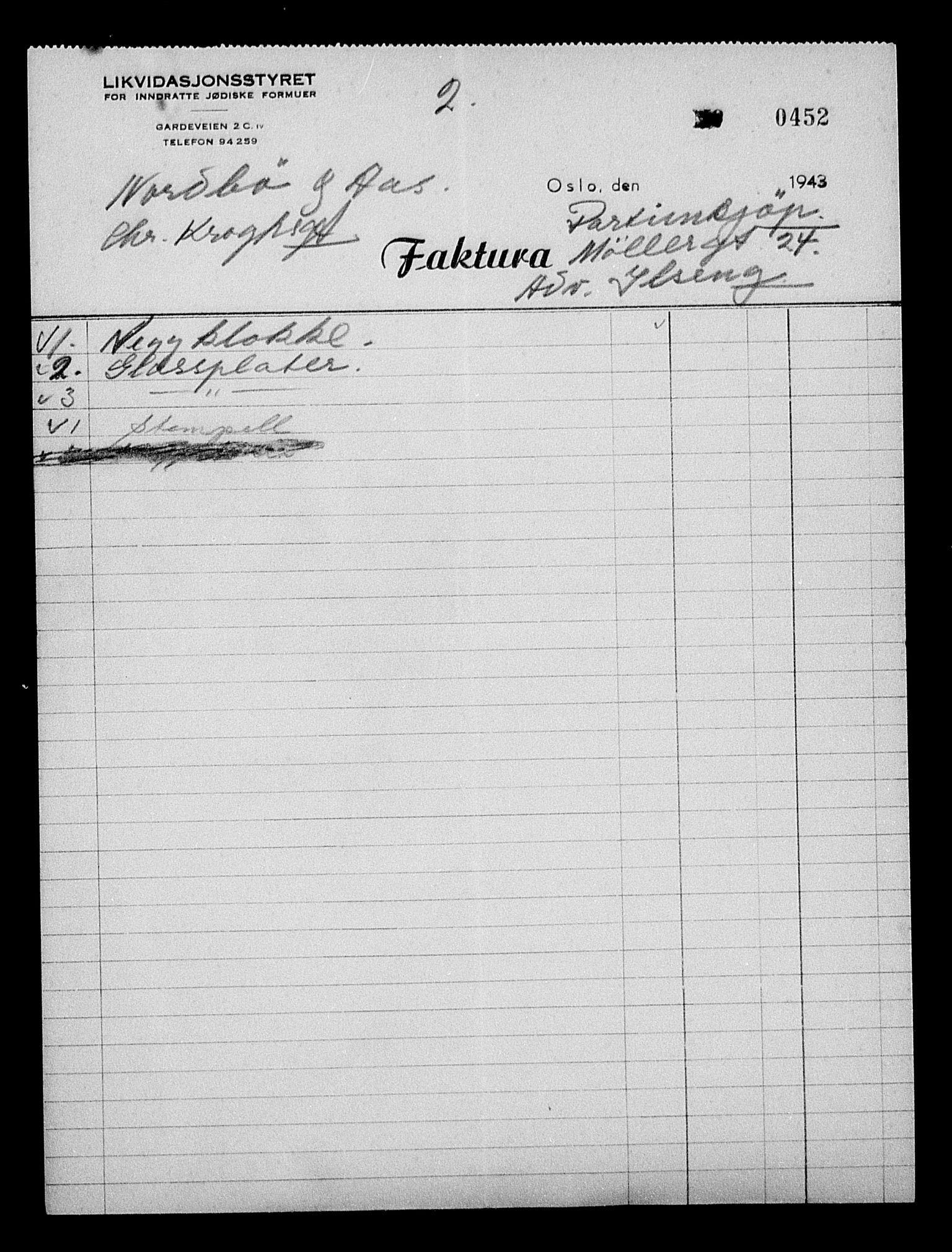 Justisdepartementet, Tilbakeføringskontoret for inndratte formuer, AV/RA-S-1564/H/Hc/Hcc/L0948: --, 1945-1947, p. 97