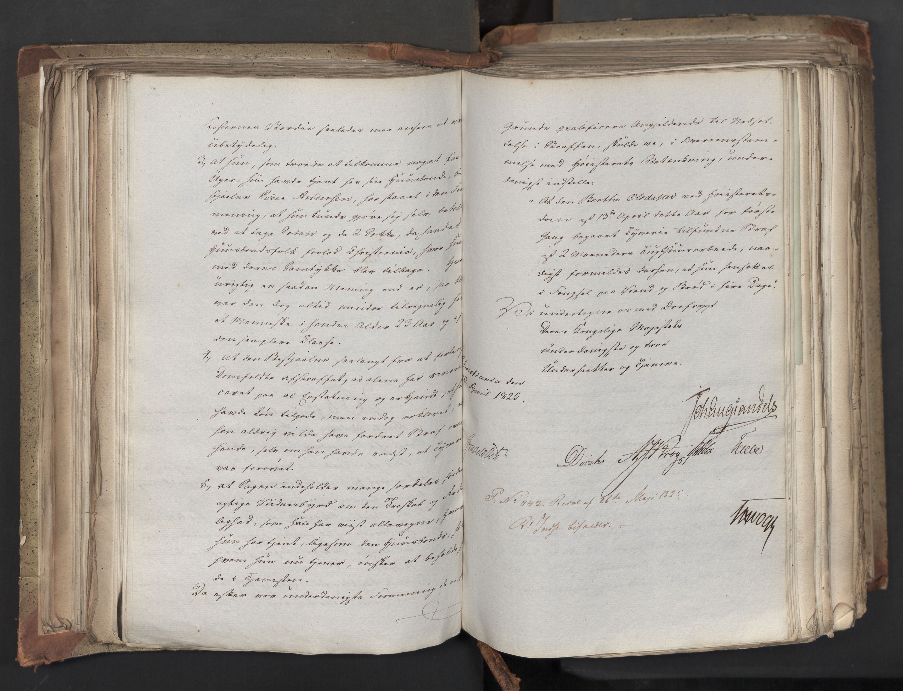 Statsrådsavdelingen i Stockholm, AV/RA-S-1003/D/Da/L0042: Regjeringsinnstillinger nr. 2467-2705, 1825, p. 206
