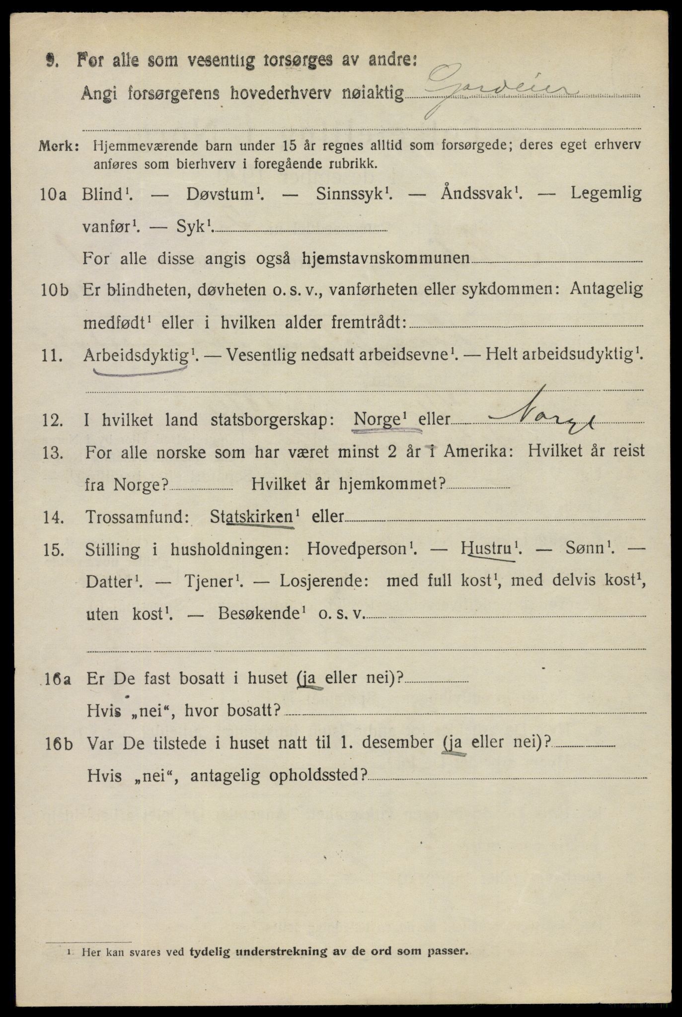 SAO, 1920 census for Askim, 1920, p. 1410