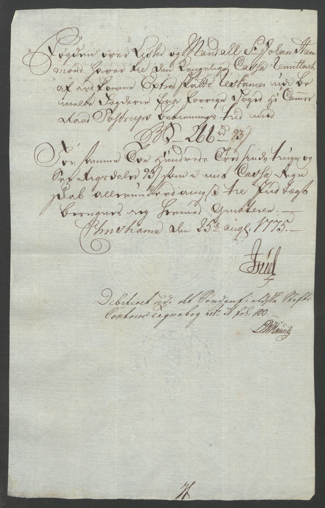 Rentekammeret inntil 1814, Reviderte regnskaper, Fogderegnskap, AV/RA-EA-4092/R45/L2704: Ekstraskatten Lista og Mandal, 1762-1768, p. 449