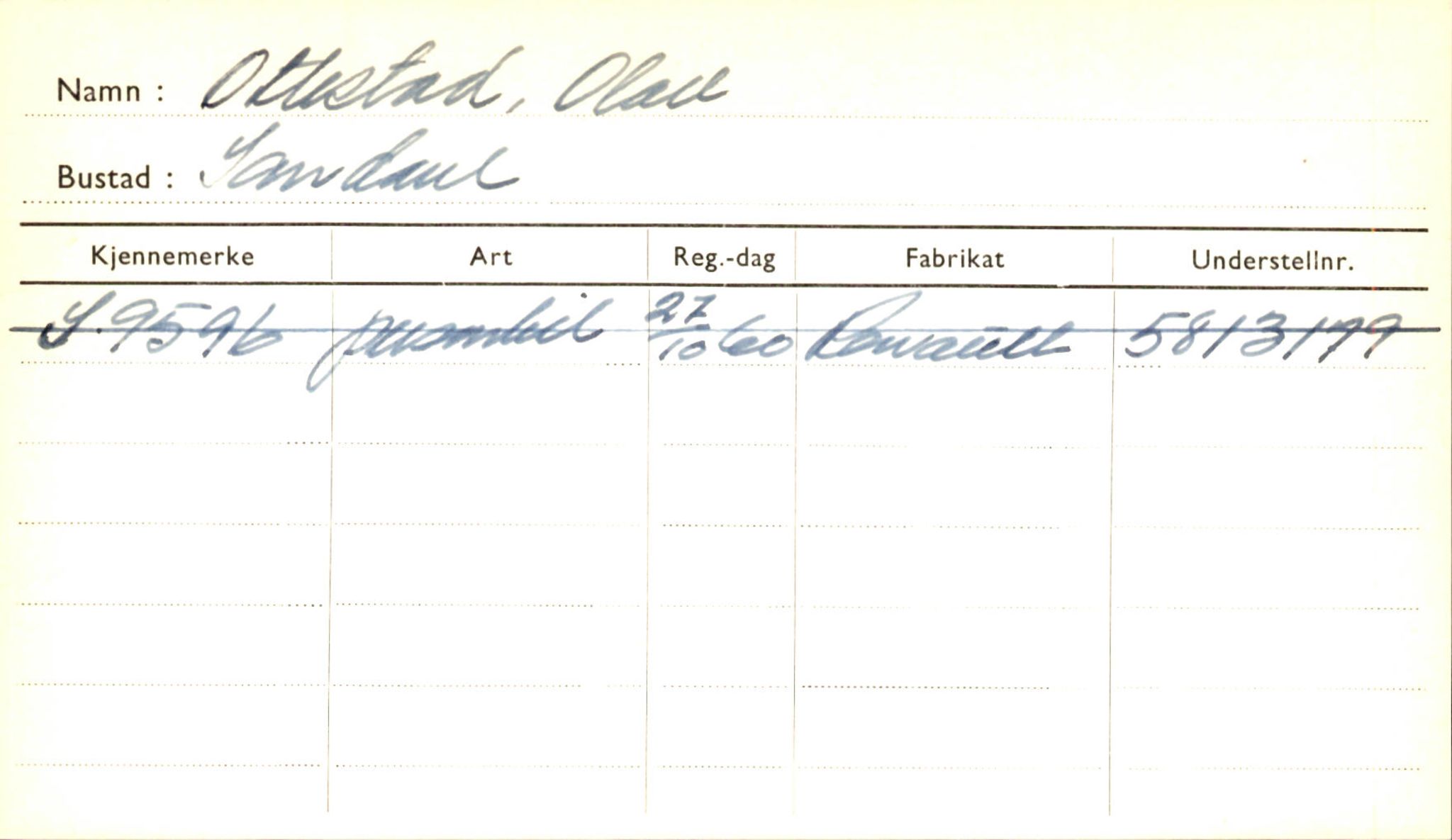 Statens vegvesen, Sogn og Fjordane vegkontor, SAB/A-5301/4/F/L0001D: Eigarregister Fjordane til 1.6.1961, 1930-1961, p. 1175