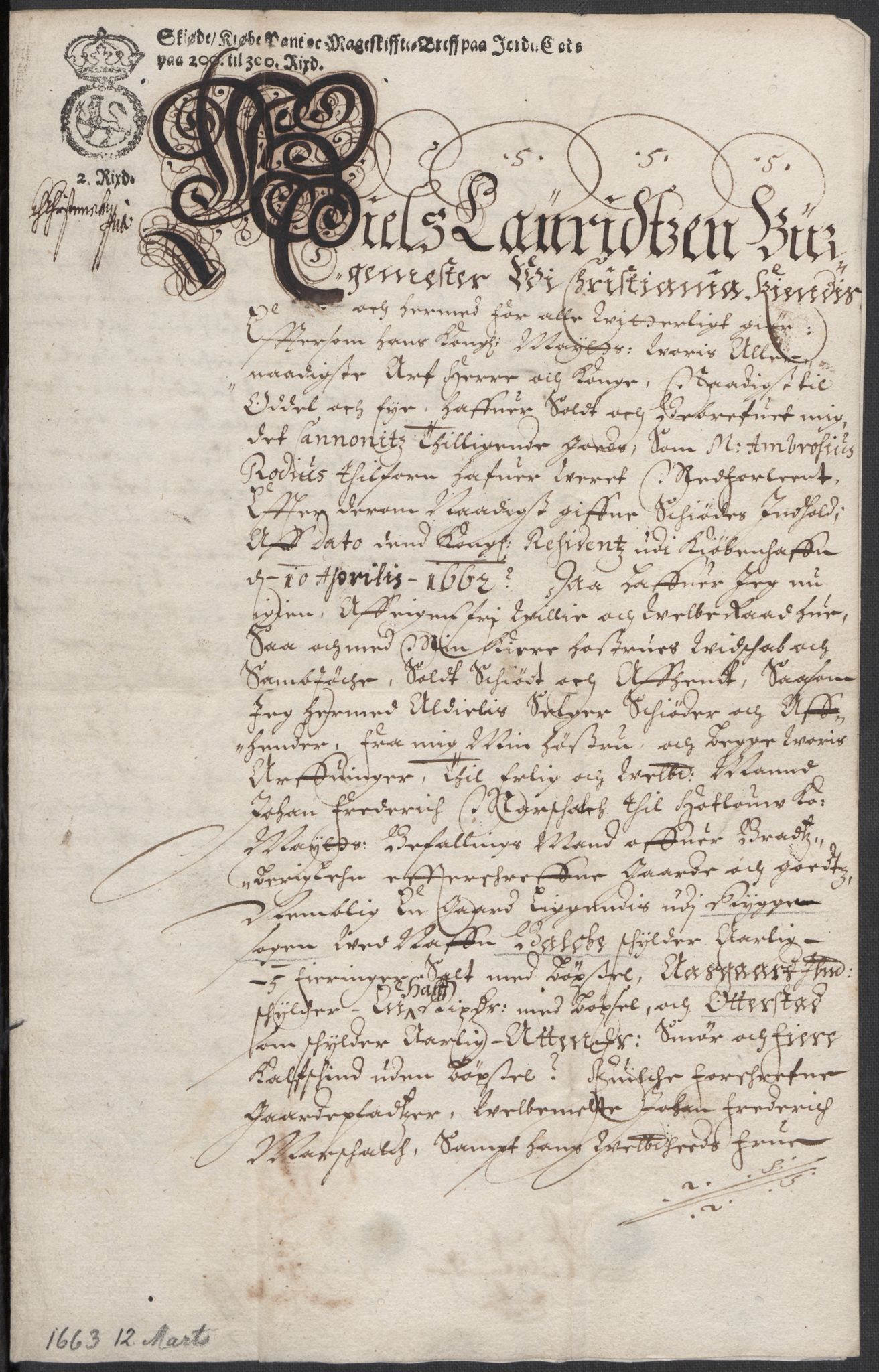 Riksarkivets diplomsamling, AV/RA-EA-5965/F12/L0009: Pk. 8 (III), 1435-1728, p. 203