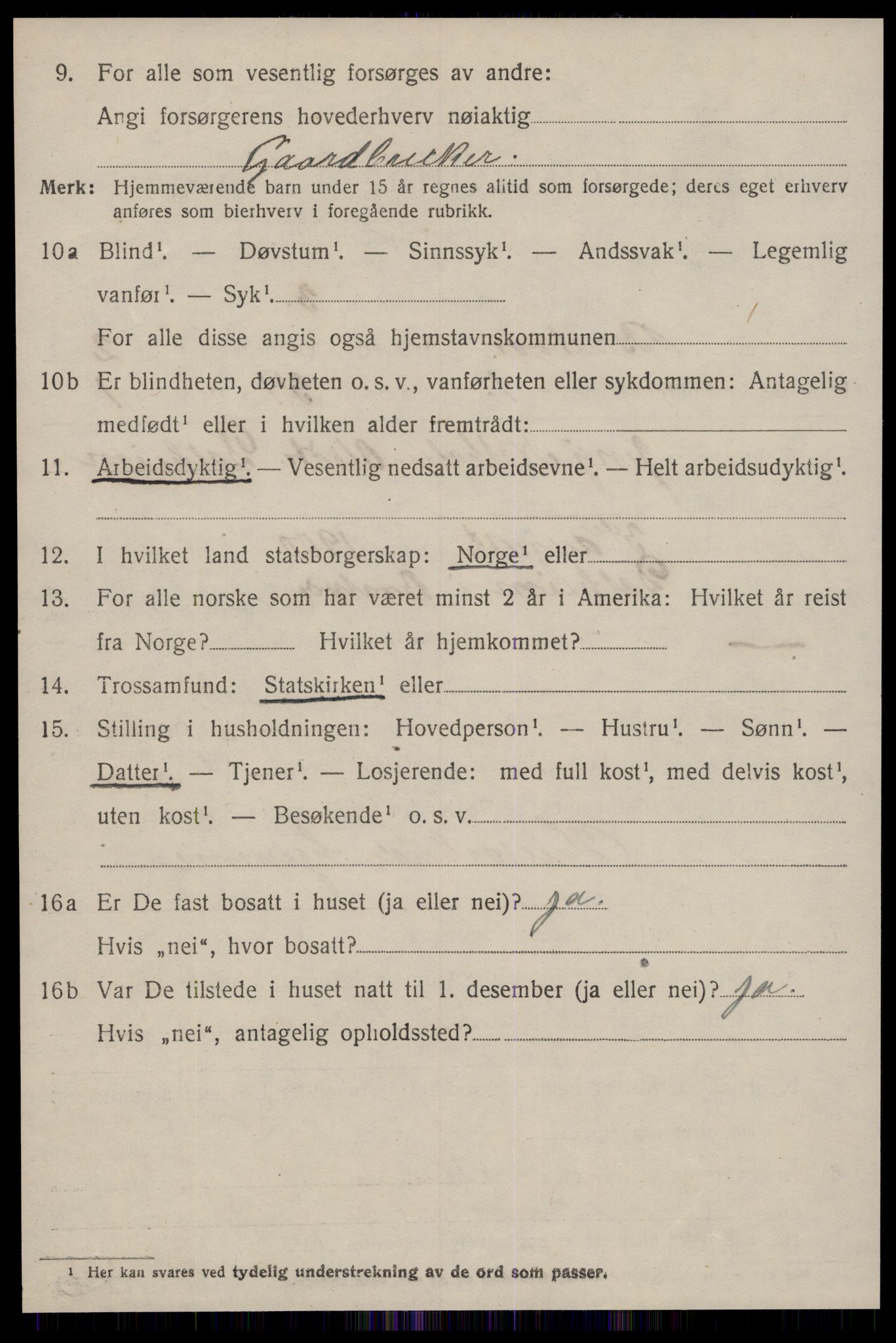 SAT, 1920 census for Brattvær, 1920, p. 789