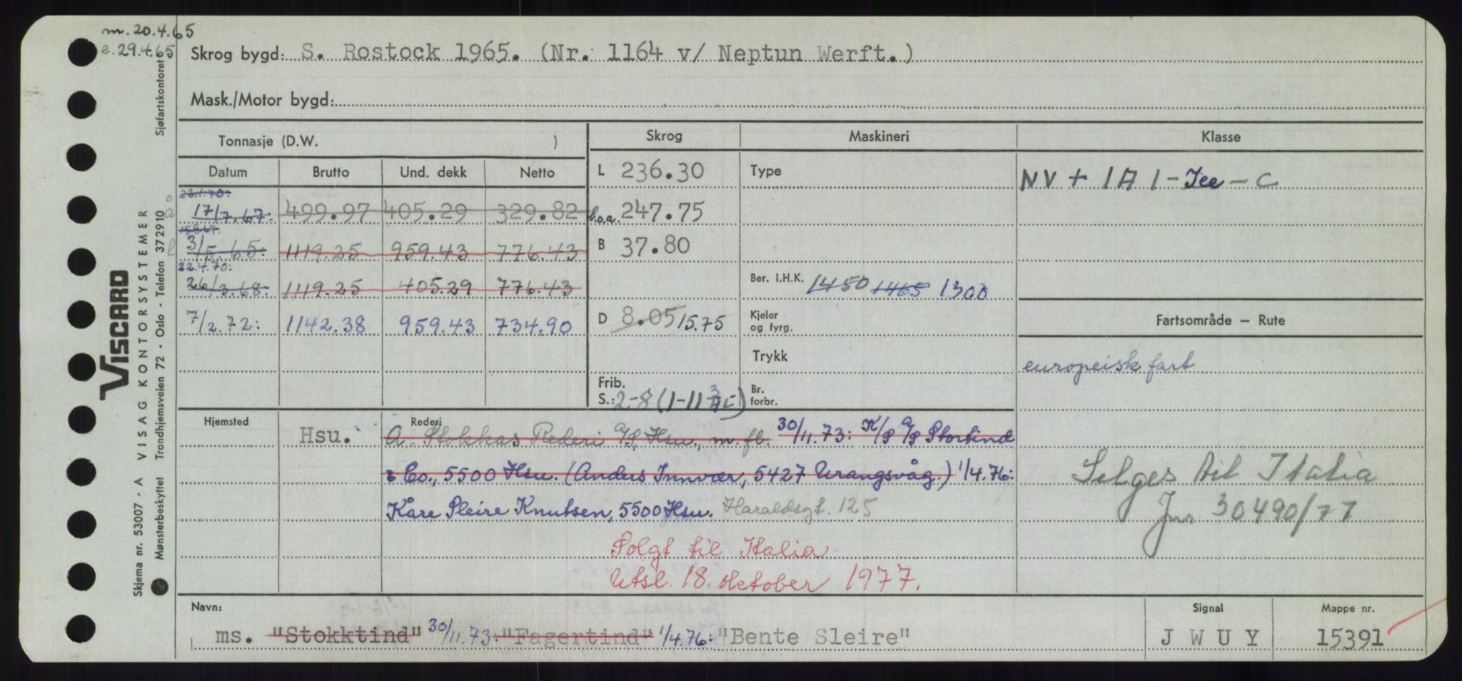 Sjøfartsdirektoratet med forløpere, Skipsmålingen, AV/RA-S-1627/H/Hd/L0003: Fartøy, B-Bev, p. 647