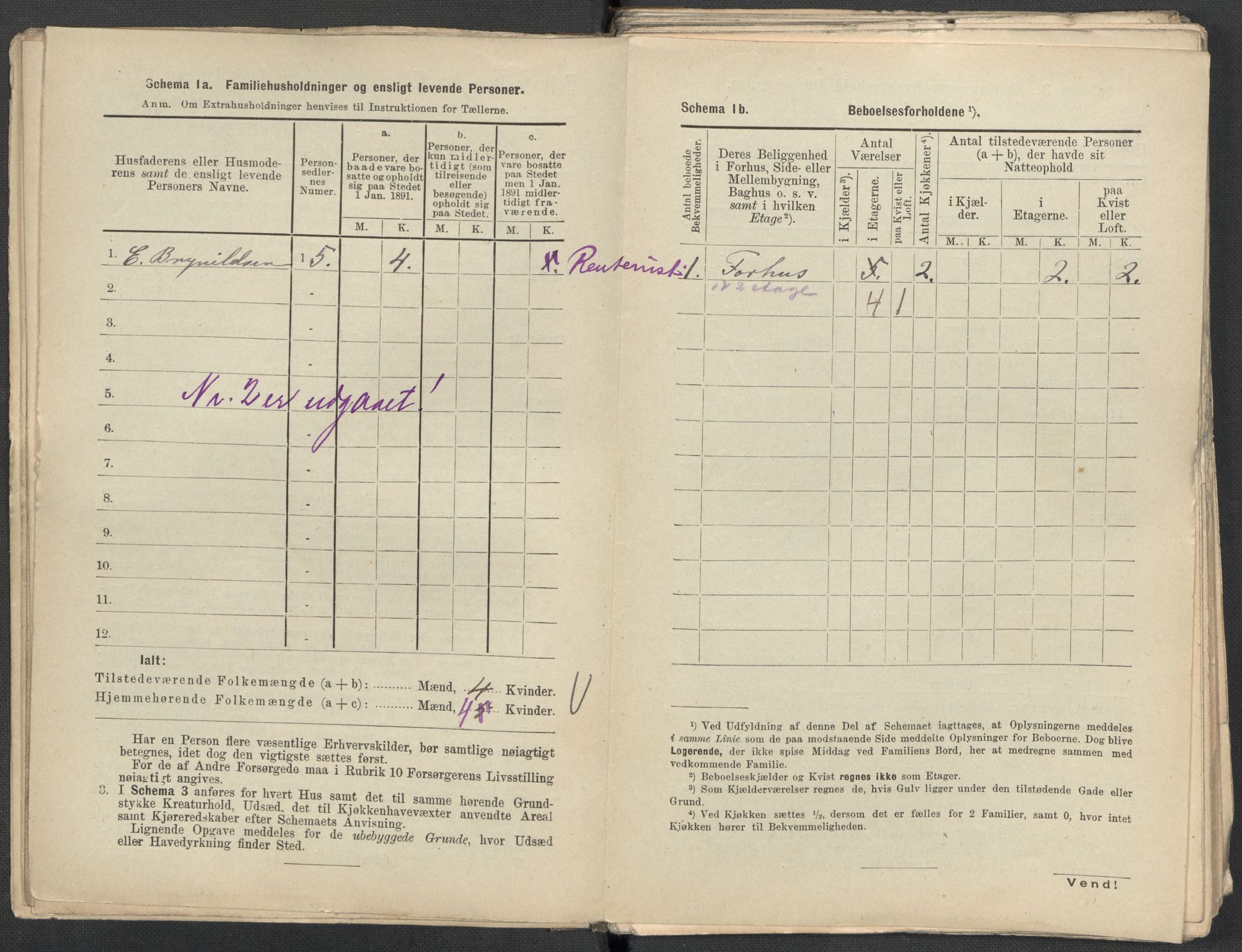 RA, 1891 Census for 1301 Bergen, 1891, p. 162