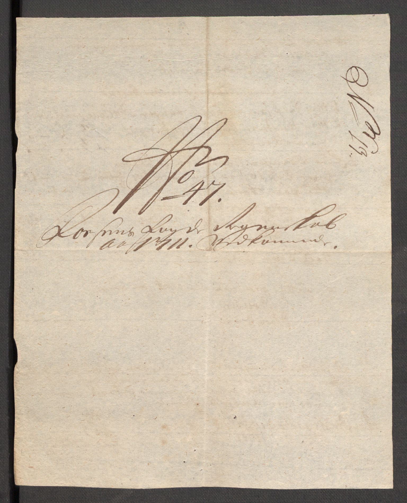 Rentekammeret inntil 1814, Reviderte regnskaper, Fogderegnskap, RA/EA-4092/R57/L3860: Fogderegnskap Fosen, 1711, p. 415