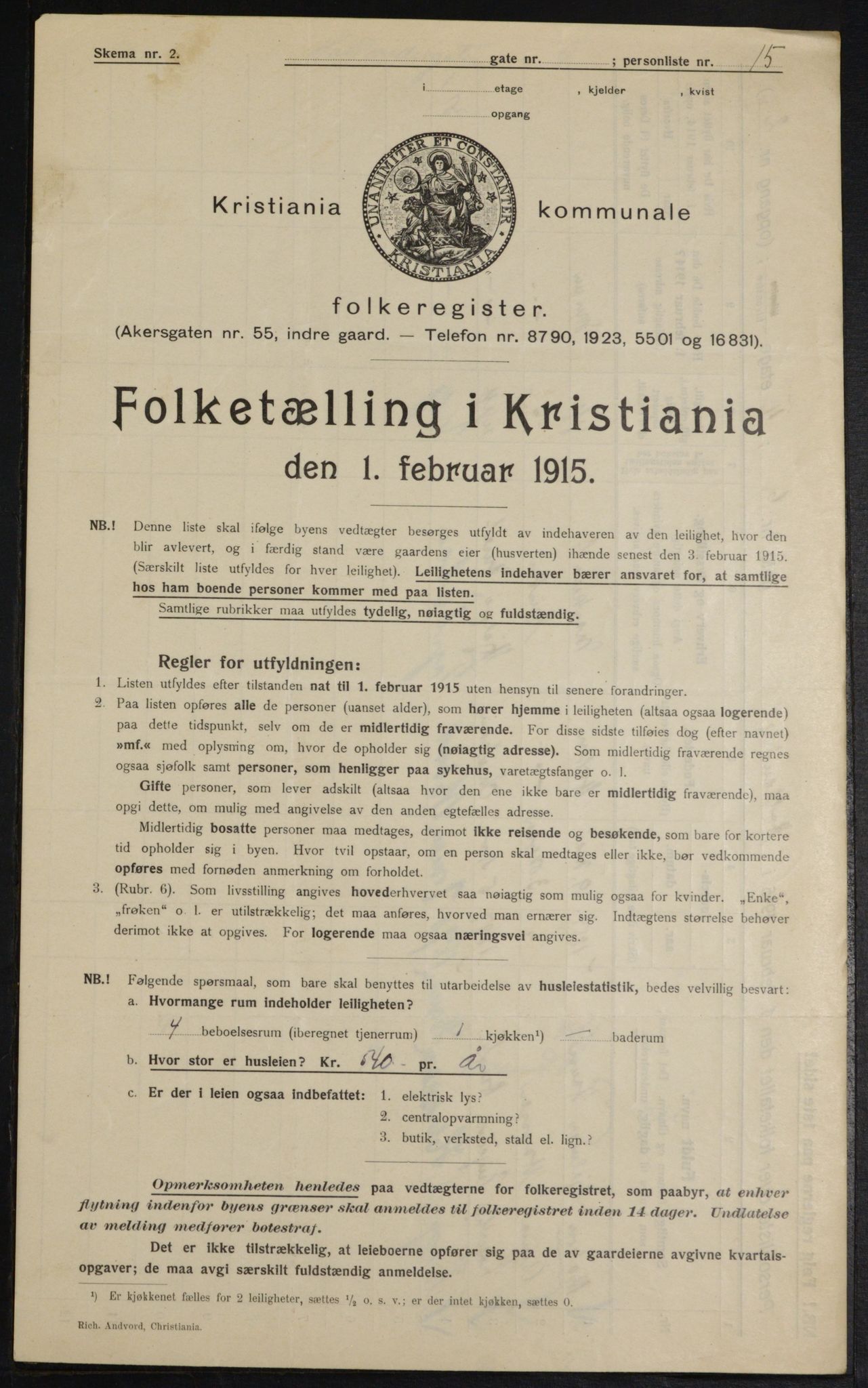 OBA, Municipal Census 1915 for Kristiania, 1915, p. 40351