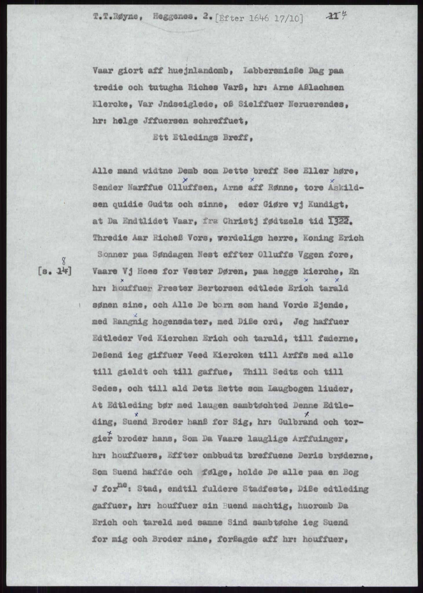 Samlinger til kildeutgivelse, Diplomavskriftsamlingen, AV/RA-EA-4053/H/Ha, p. 3315