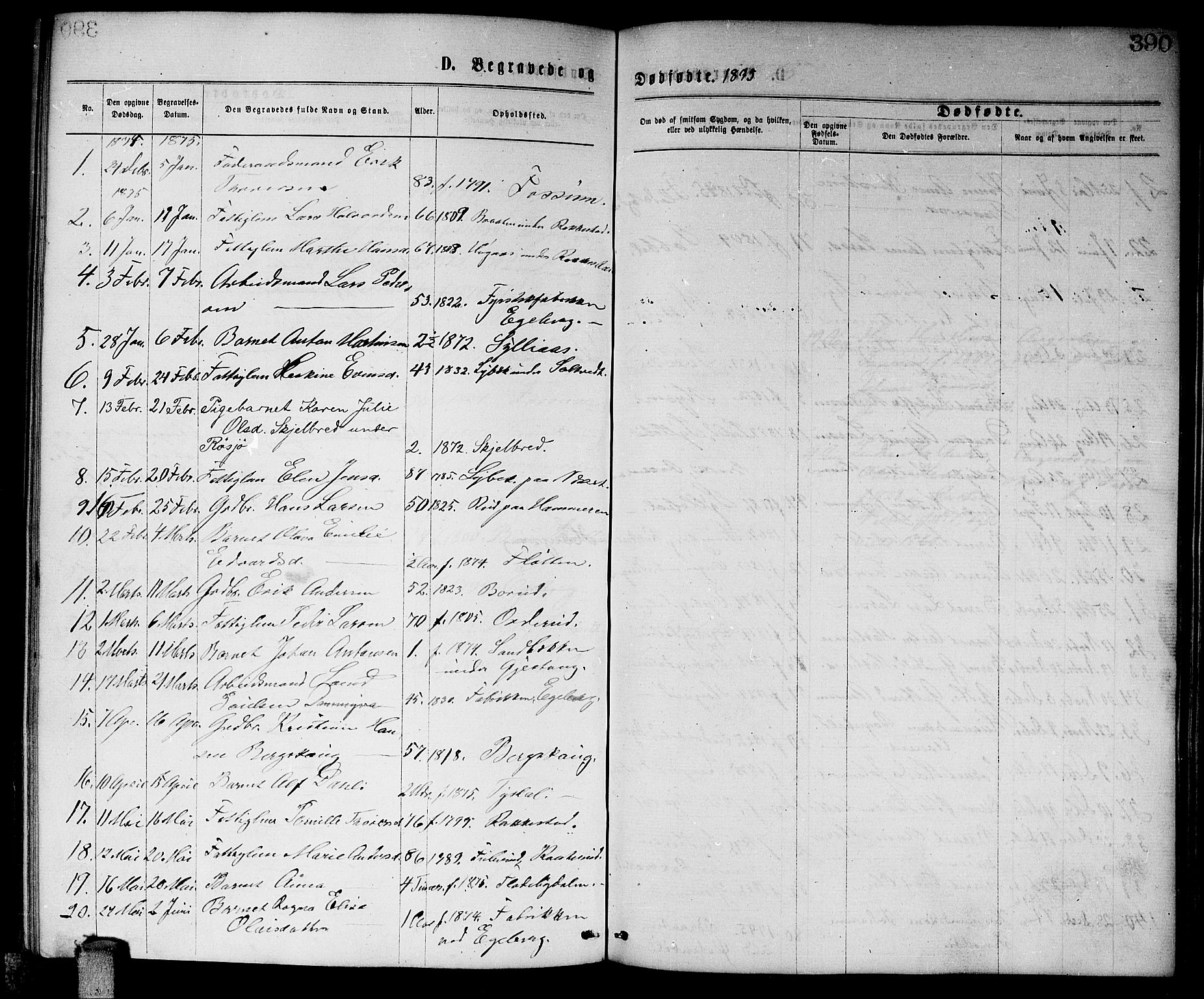 Enebakk prestekontor Kirkebøker, SAO/A-10171c/G/Ga/L0005: Parish register (copy) no. I 5, 1867-1888, p. 390
