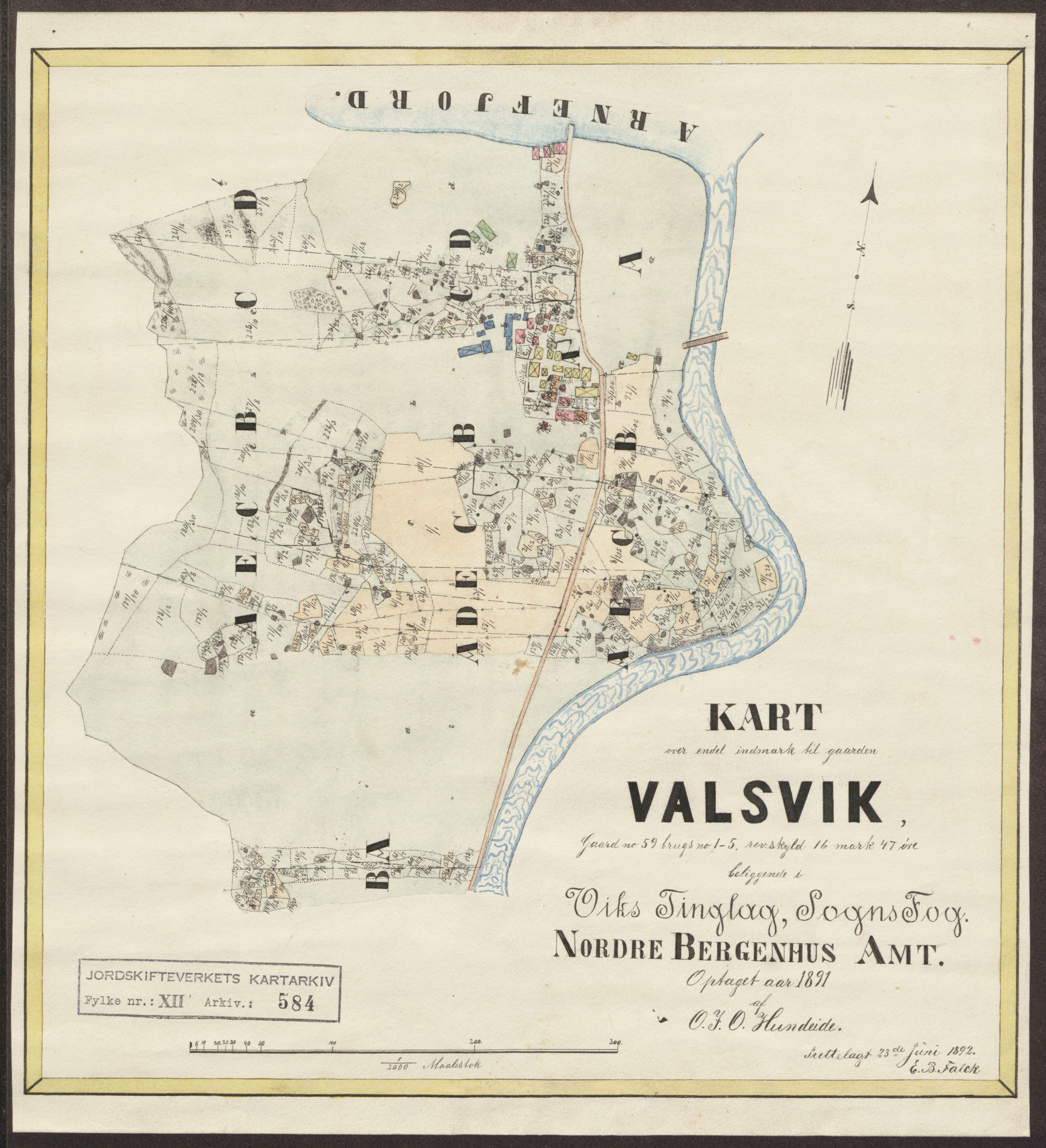 Jordskifteverkets kartarkiv, RA/S-3929/T, 1859-1988, p. 699