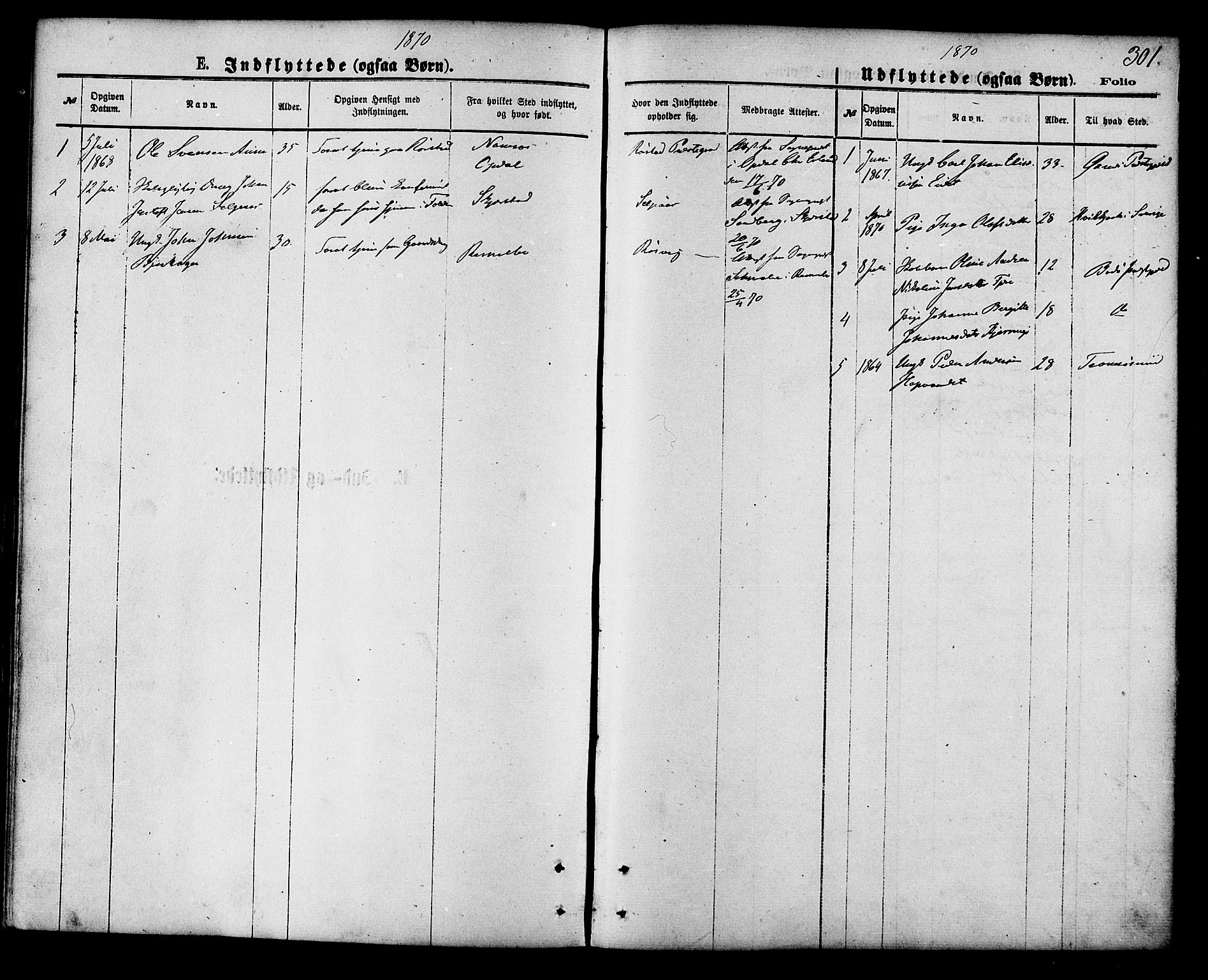 Ministerialprotokoller, klokkerbøker og fødselsregistre - Nordland, AV/SAT-A-1459/853/L0771: Parish register (official) no. 853A10, 1870-1881, p. 301