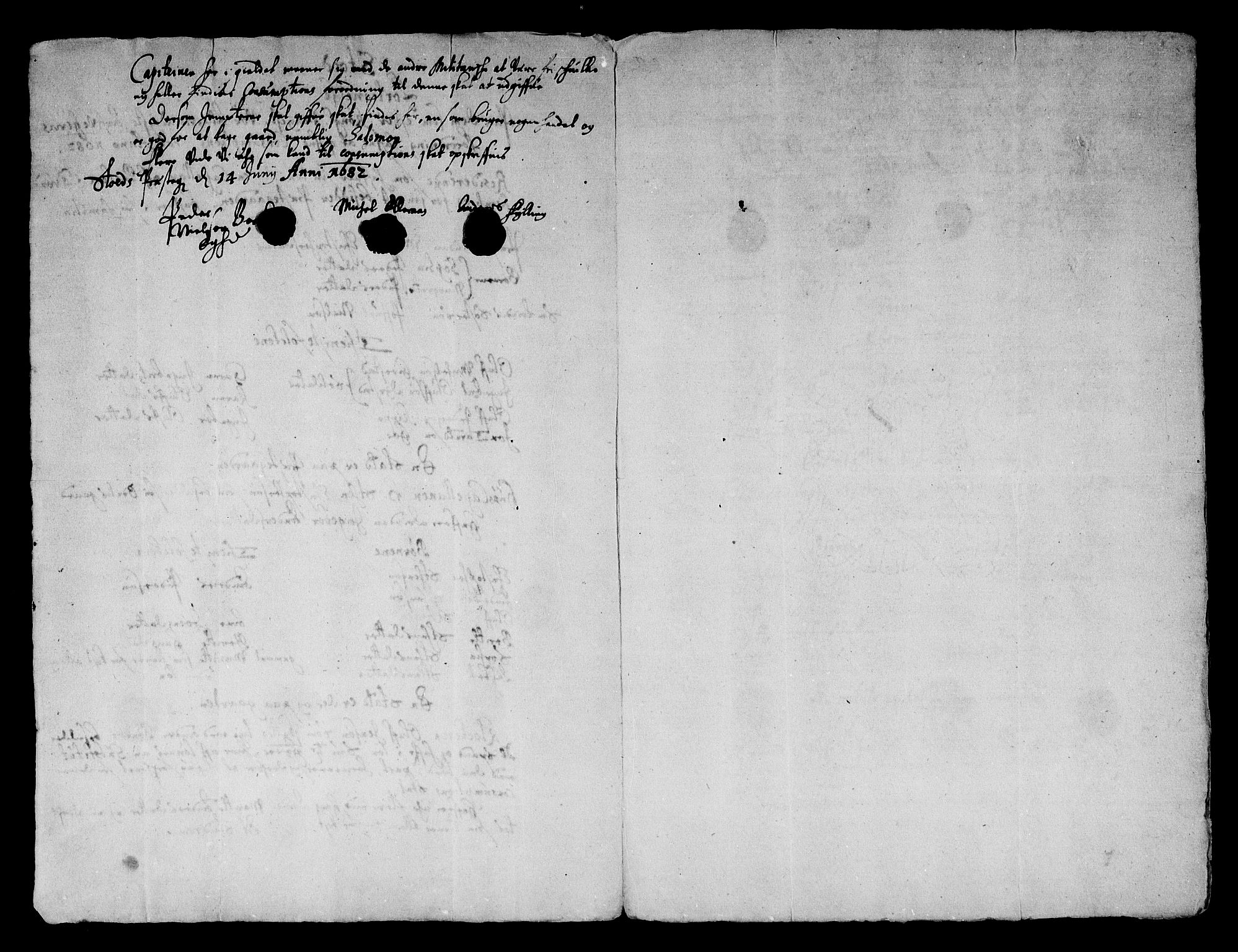 Rentekammeret inntil 1814, Reviderte regnskaper, Stiftamtstueregnskaper, Trondheim stiftamt og Nordland amt, AV/RA-EA-6044/R/Rg/L0067: Trondheim stiftamt og Nordland amt, 1682