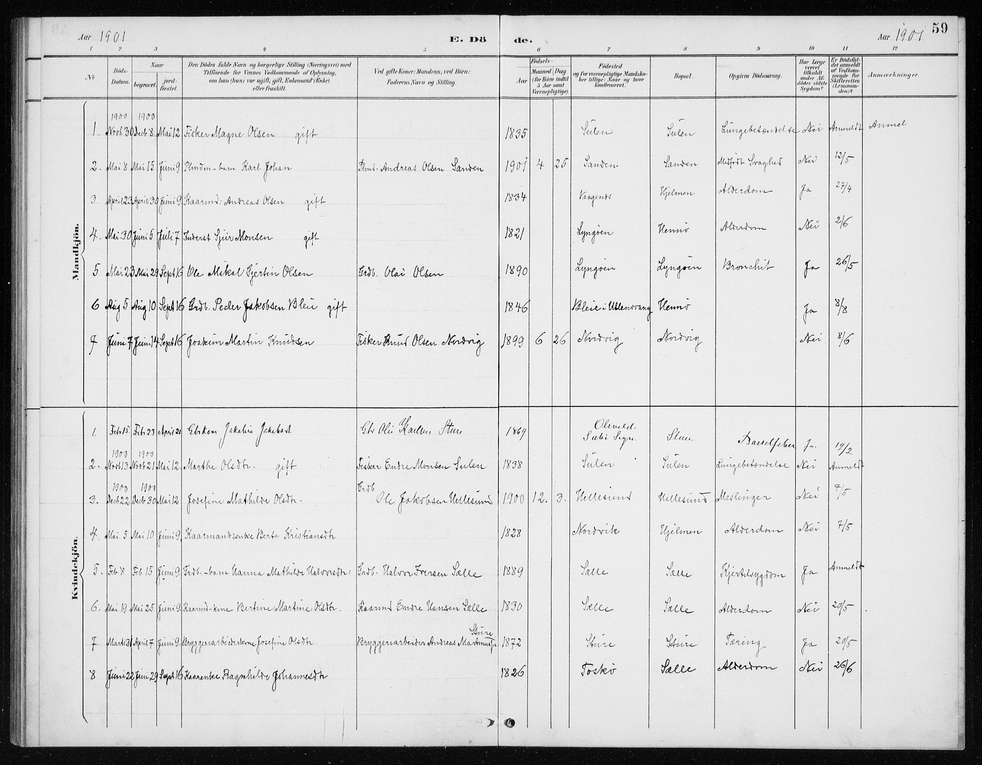 Manger sokneprestembete, SAB/A-76801/H/Haa: Parish register (official) no. E  2, 1891-1902, p. 59