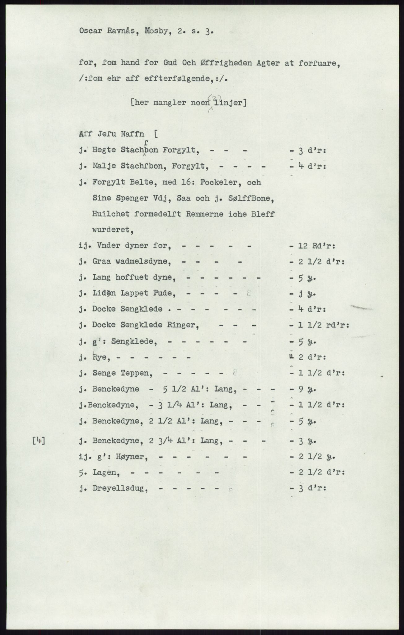 Samlinger til kildeutgivelse, Diplomavskriftsamlingen, AV/RA-EA-4053/H/Ha, p. 2322