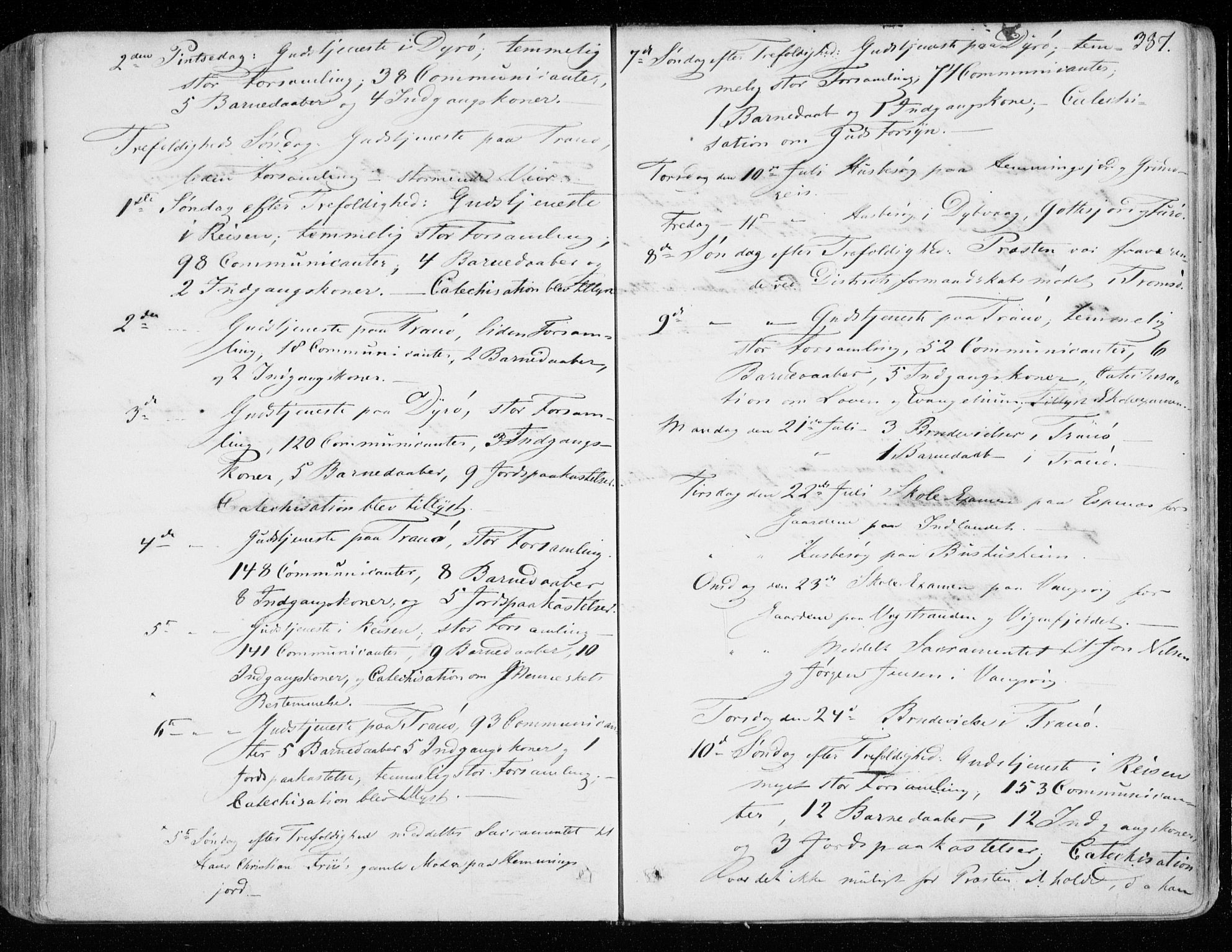 Tranøy sokneprestkontor, SATØ/S-1313/I/Ia/Iaa/L0007kirke: Parish register (official) no. 7, 1856-1866, p. 387