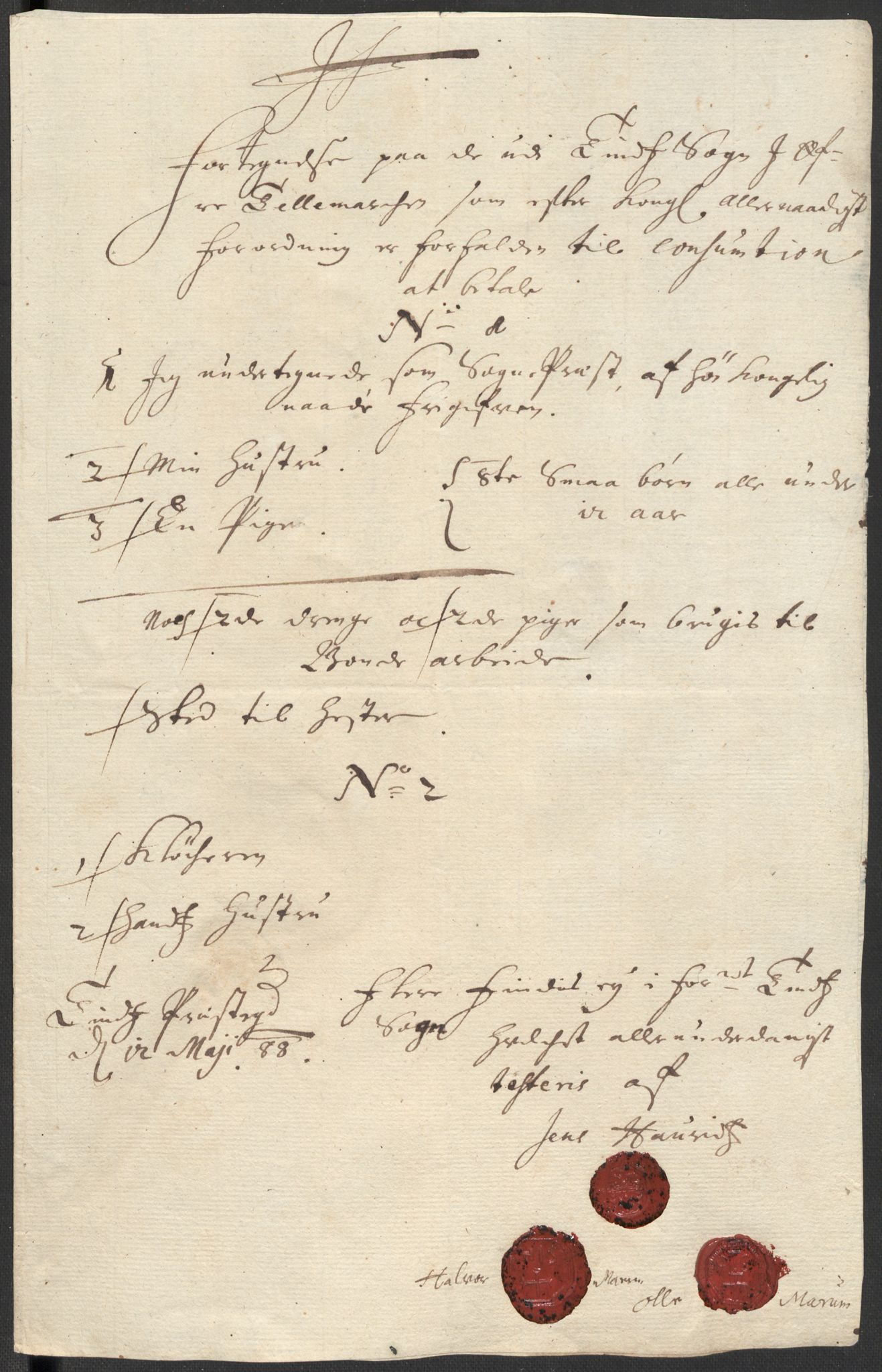 Rentekammeret inntil 1814, Reviderte regnskaper, Fogderegnskap, AV/RA-EA-4092/R35/L2087: Fogderegnskap Øvre og Nedre Telemark, 1687-1689, p. 343