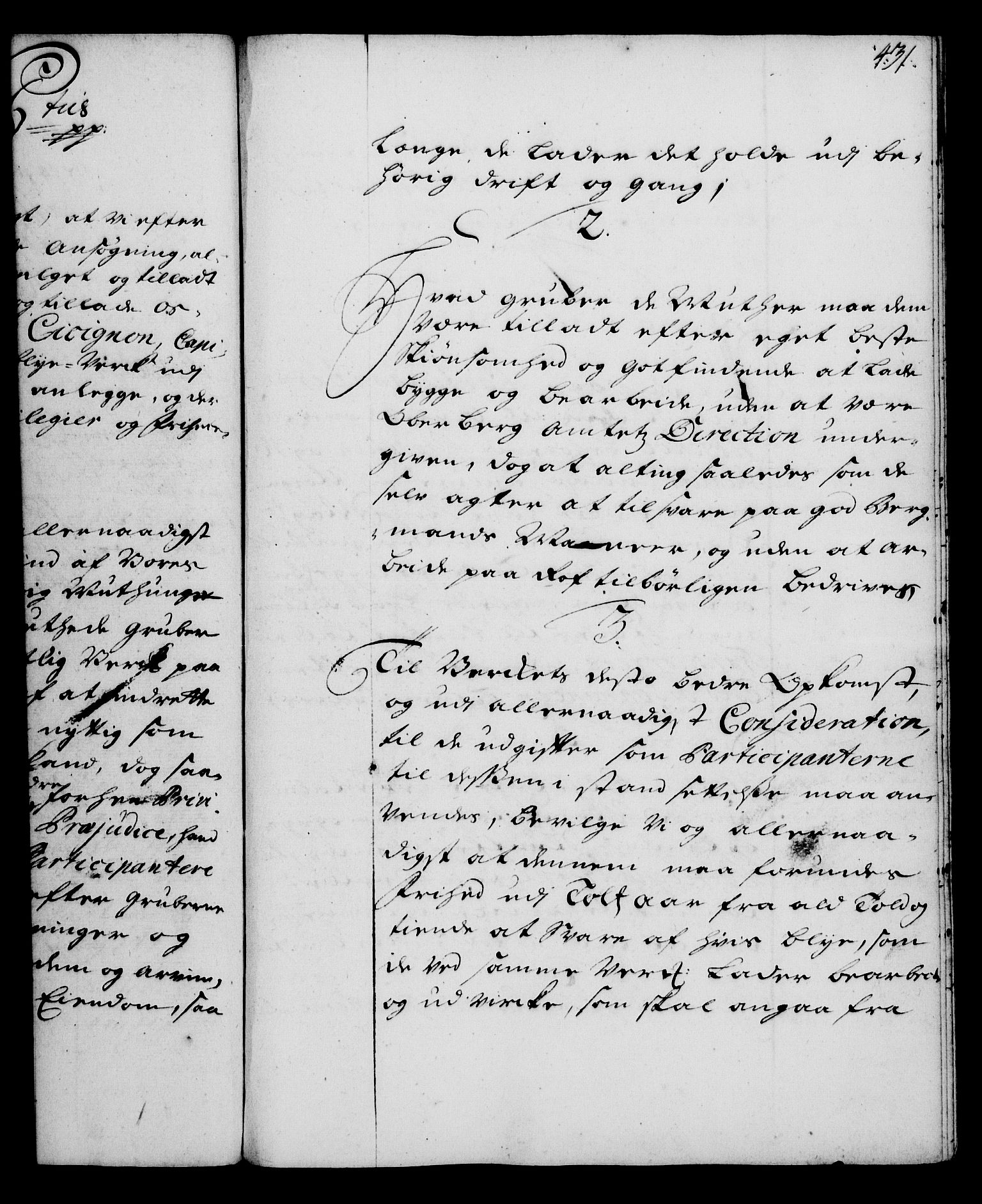 Rentekammeret, Kammerkanselliet, RA/EA-3111/G/Gg/Gga/L0003: Norsk ekspedisjonsprotokoll med register (merket RK 53.3), 1727-1734, p. 431