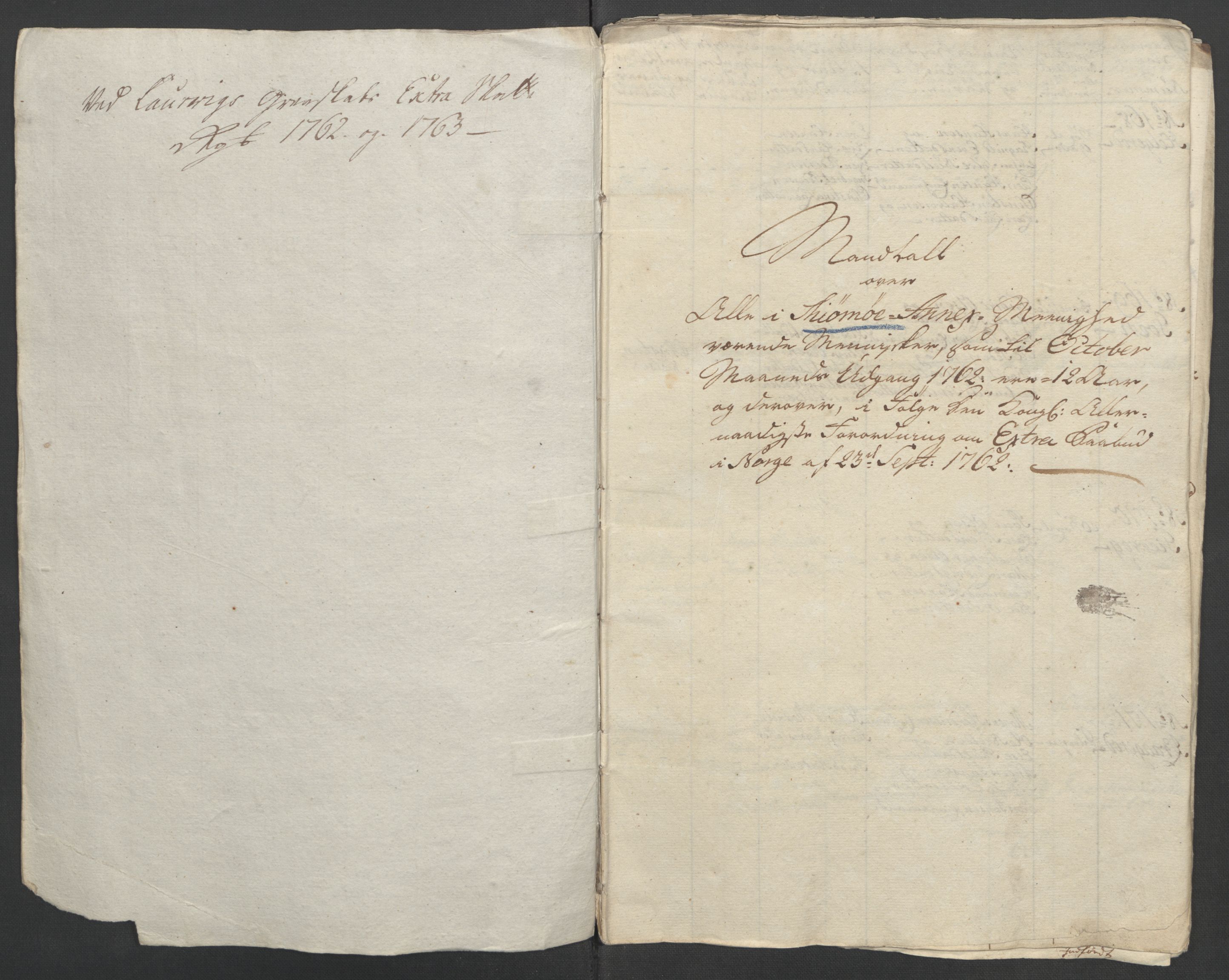 Rentekammeret inntil 1814, Reviderte regnskaper, Fogderegnskap, RA/EA-4092/R33/L2033: Ekstraskatten Larvik grevskap, 1762-1764, p. 195