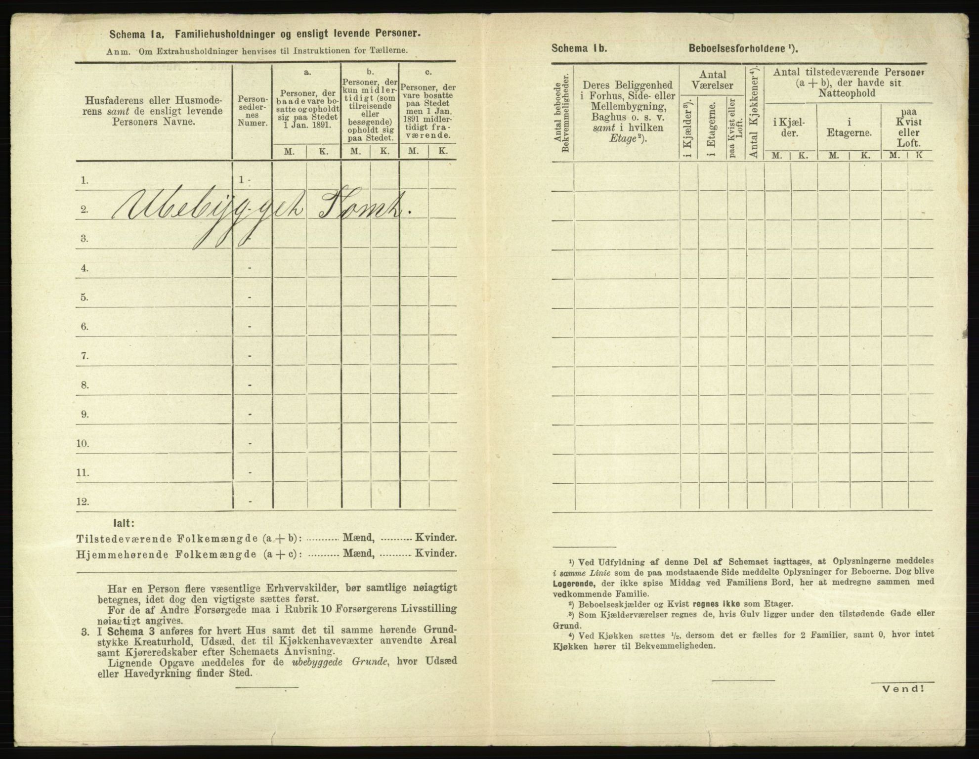 RA, 1891 census for 0104 Moss, 1891, p. 687