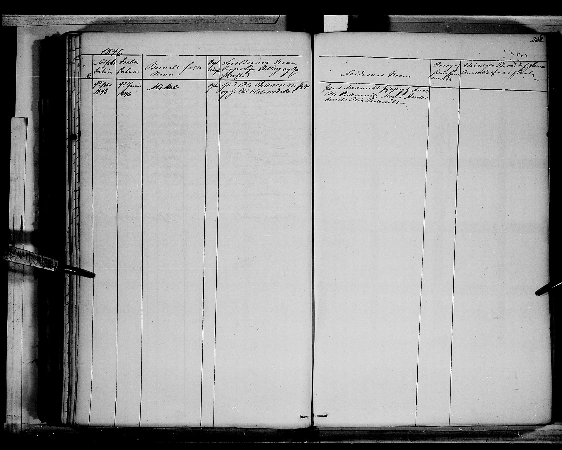 Vang prestekontor, Hedmark, AV/SAH-PREST-008/H/Ha/Haa/L0010: Parish register (official) no. 10, 1841-1855, p. 238