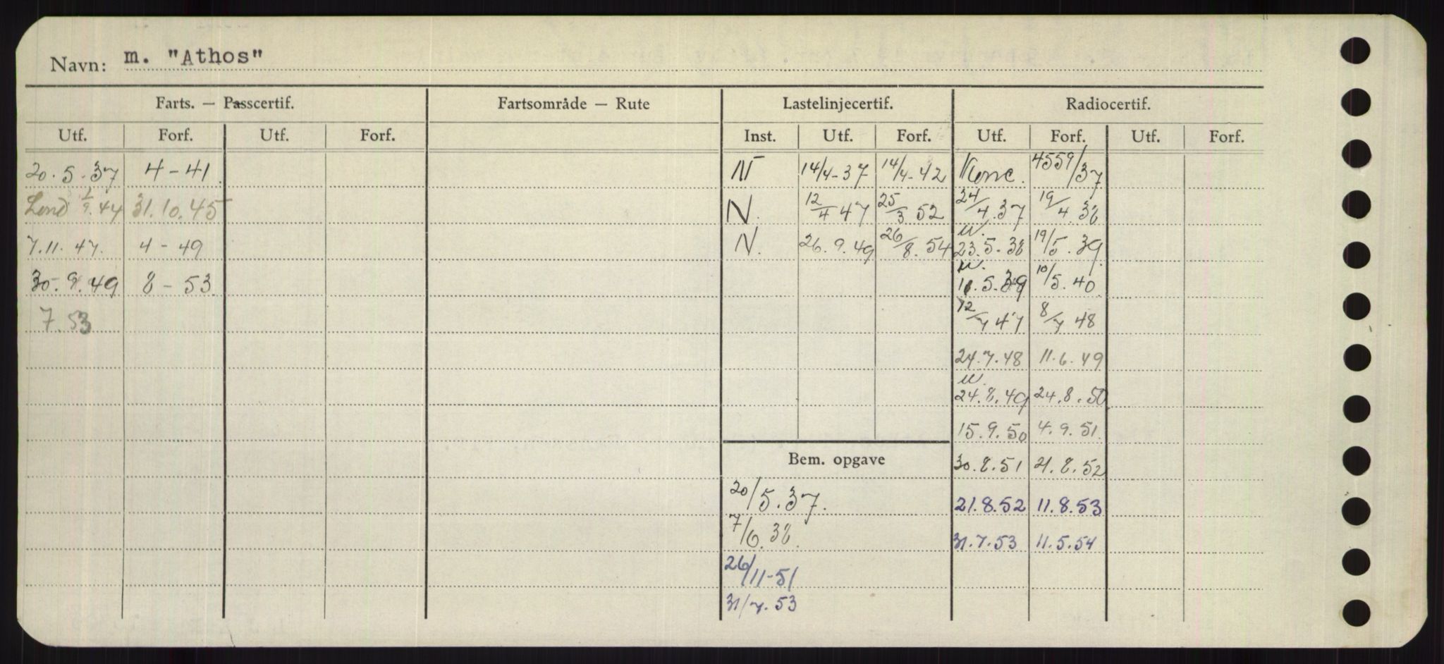 Sjøfartsdirektoratet med forløpere, Skipsmålingen, AV/RA-S-1627/H/Hb/L0001: Fartøy, A-D, p. 106