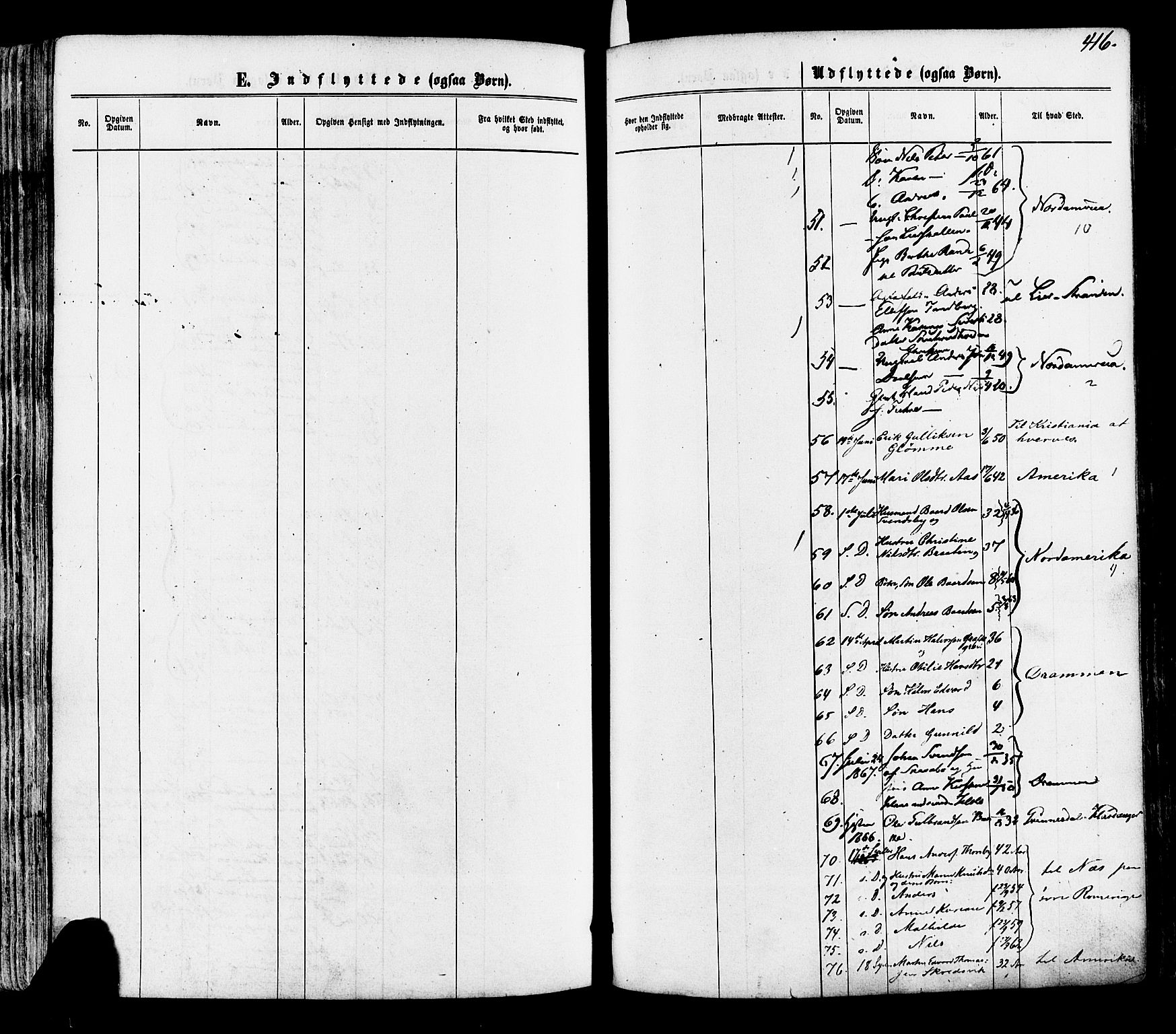 Modum kirkebøker, SAKO/A-234/F/Fa/L0010: Parish register (official) no. 10, 1865-1876, p. 416