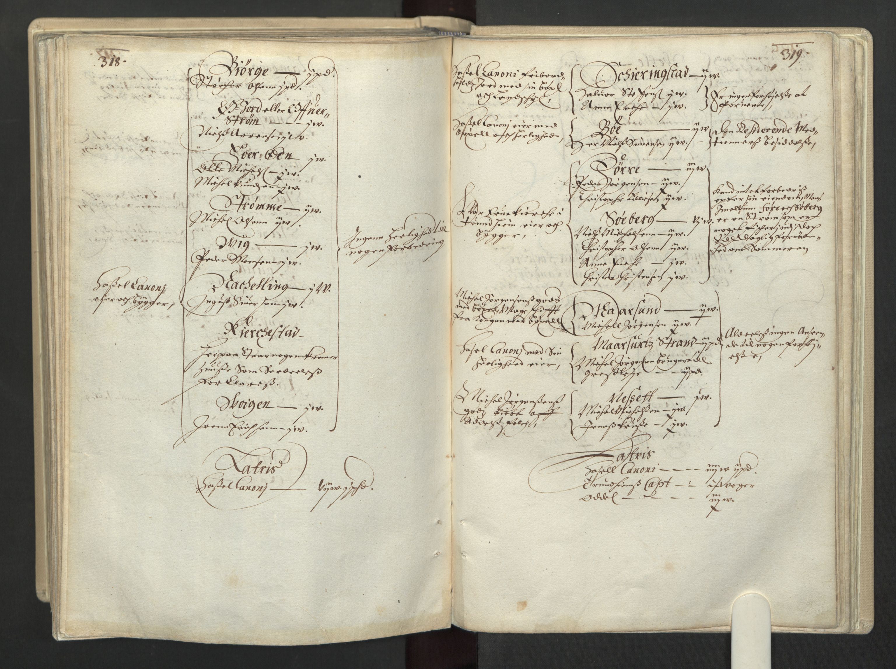 Rentekammeret inntil 1814, Realistisk ordnet avdeling, AV/RA-EA-4070/L/L0030/0001: Nordland lagdømme: / Alminnelig jordebok for Helgeland, Salten, Lofoten, Vesterålen, Andenes og Senja., 1661, p. 318-319