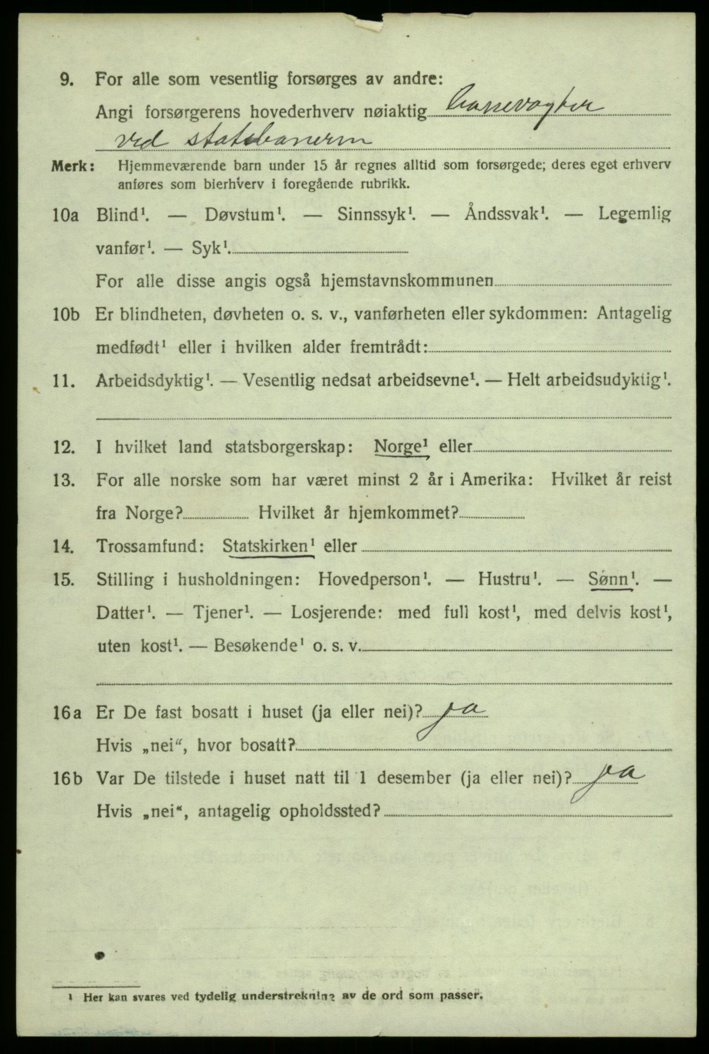 SAB, 1920 census for Bruvik, 1920, p. 1355