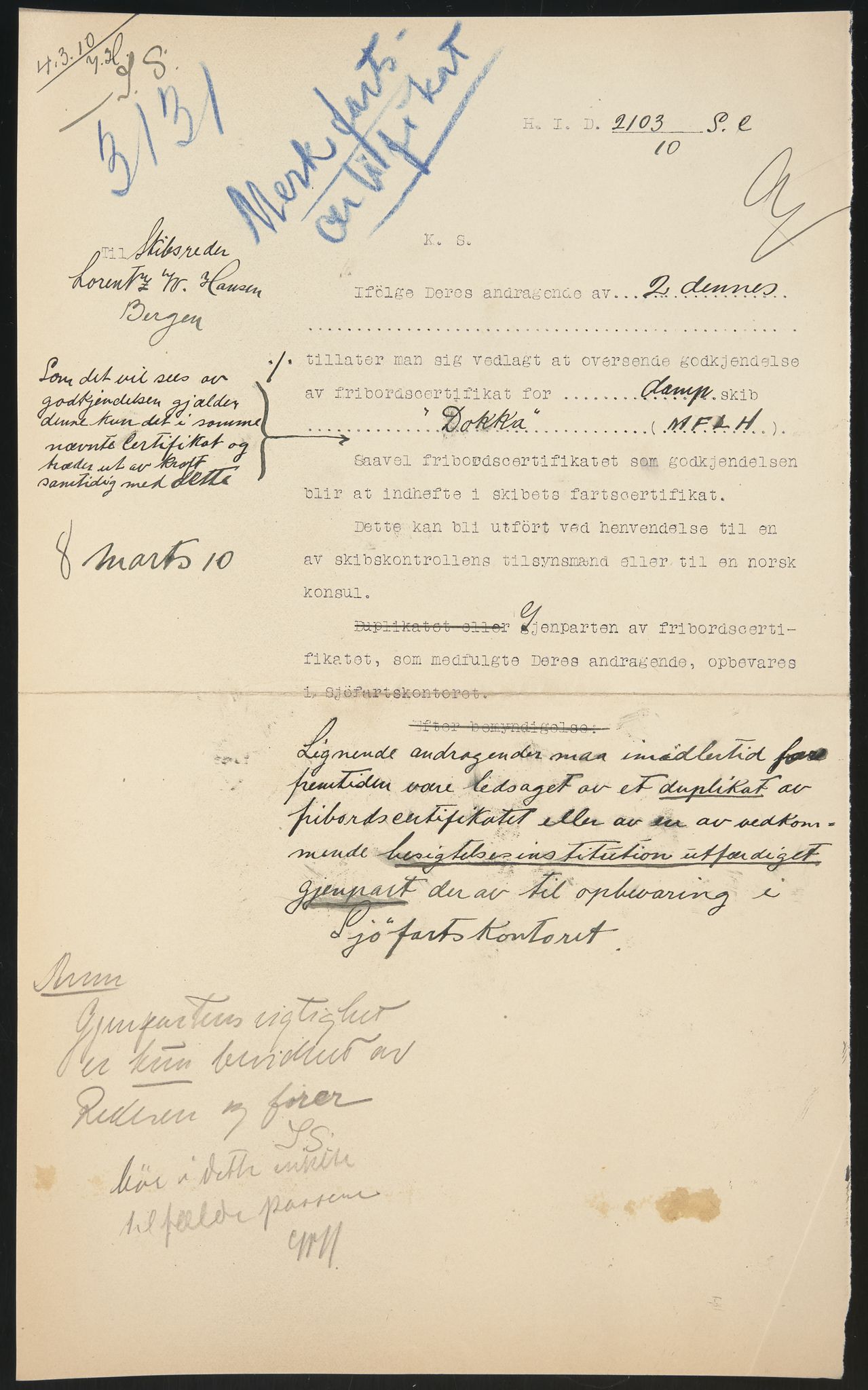 Sjøfartsdirektoratet med forløpere, skipsmapper slettede skip, AV/RA-S-4998/F/Fa/L0245: --, 1876-1919, p. 186