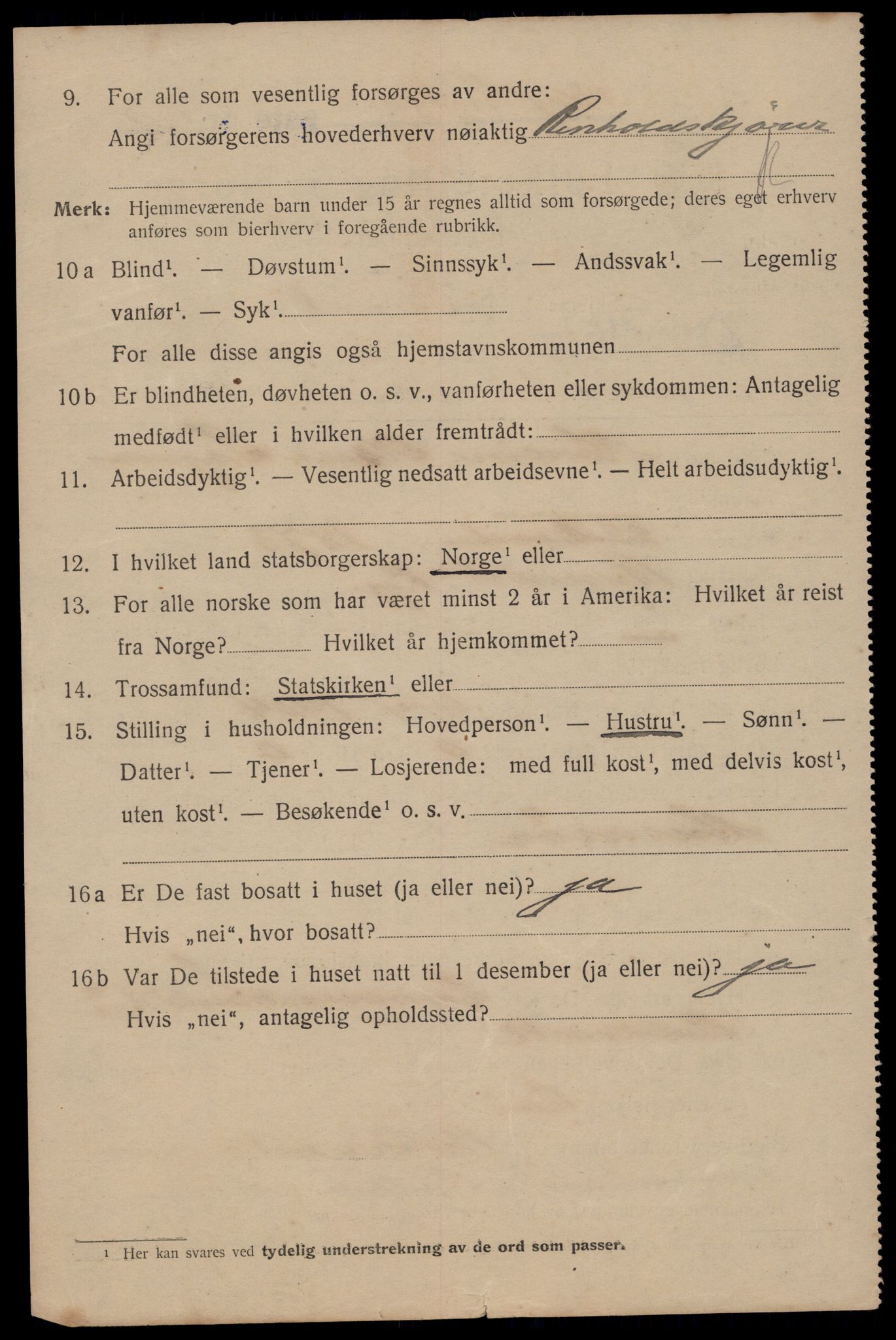 SAT, 1920 census for Trondheim, 1920, p. 55393