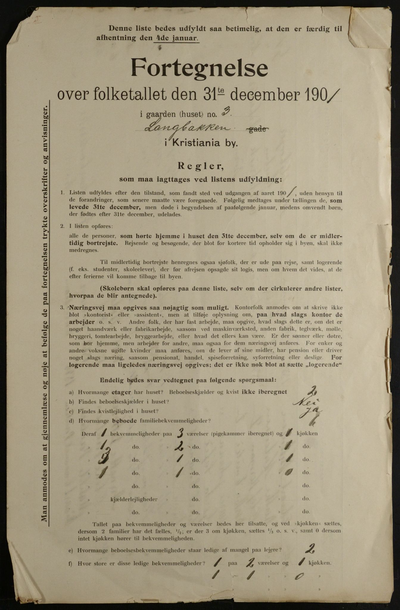 OBA, Municipal Census 1901 for Kristiania, 1901, p. 8680
