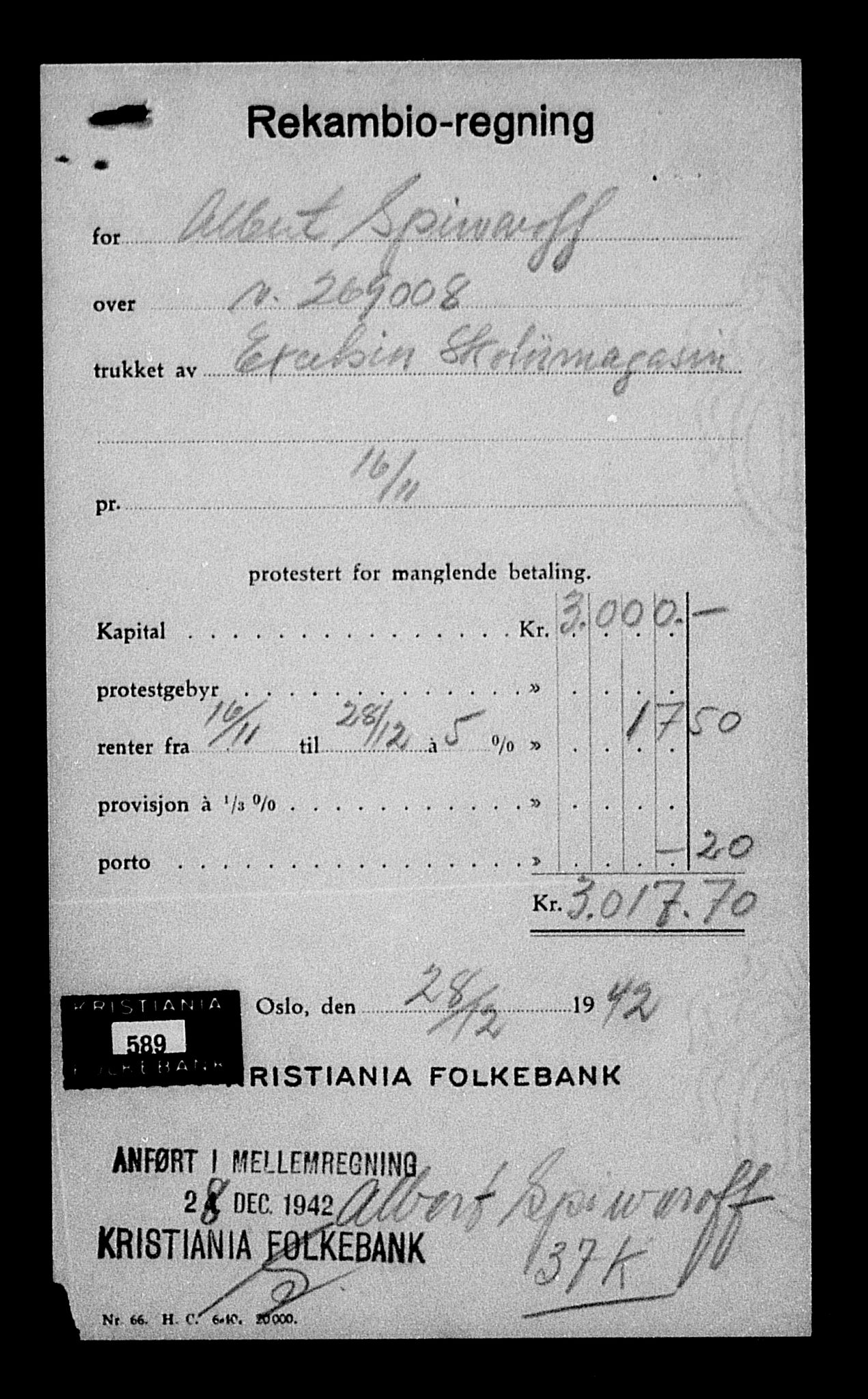 Justisdepartementet, Tilbakeføringskontoret for inndratte formuer, RA/S-1564/H/Hc/Hcc/L0982: --, 1945-1947, p. 401