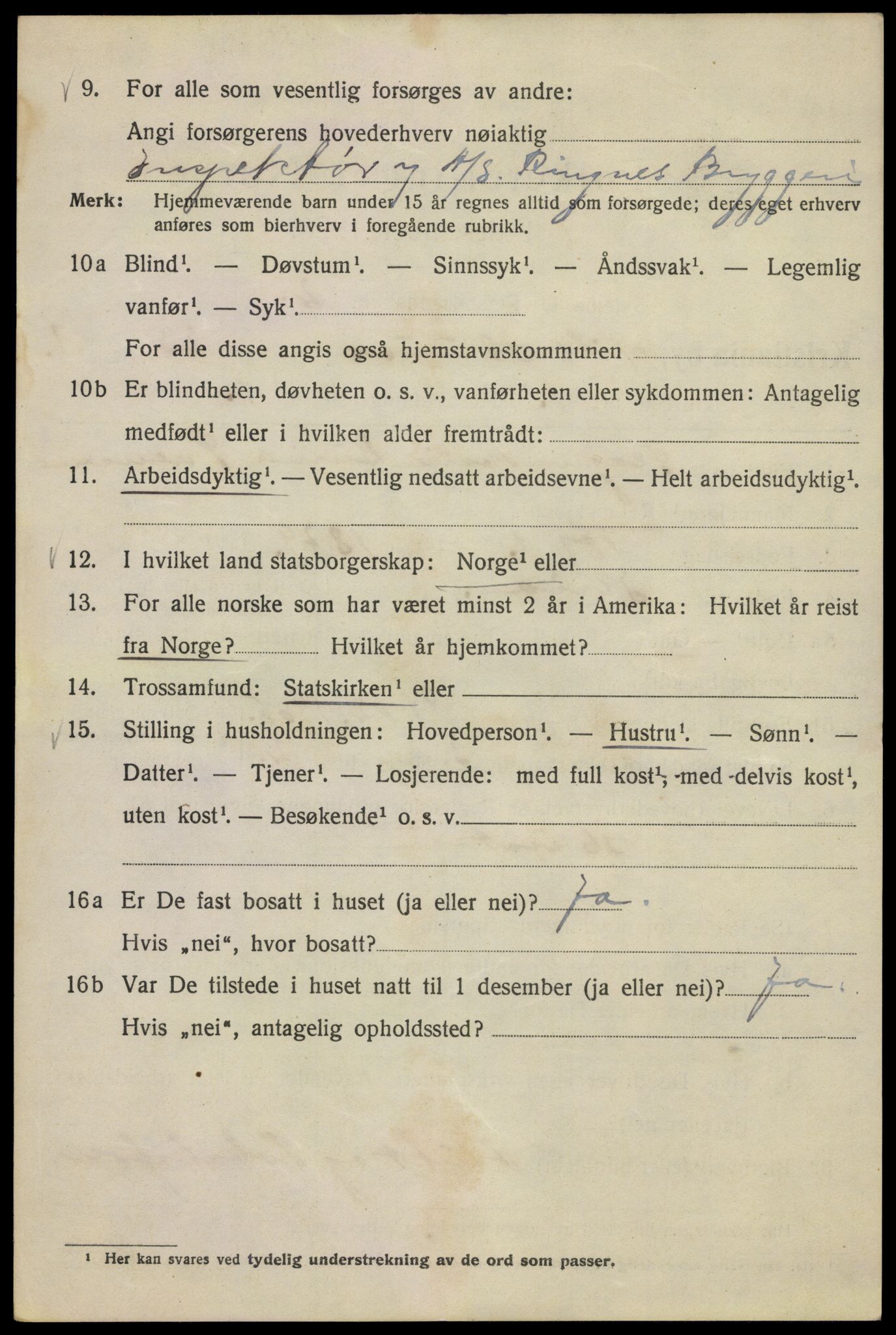 SAO, 1920 census for Kristiania, 1920, p. 414010