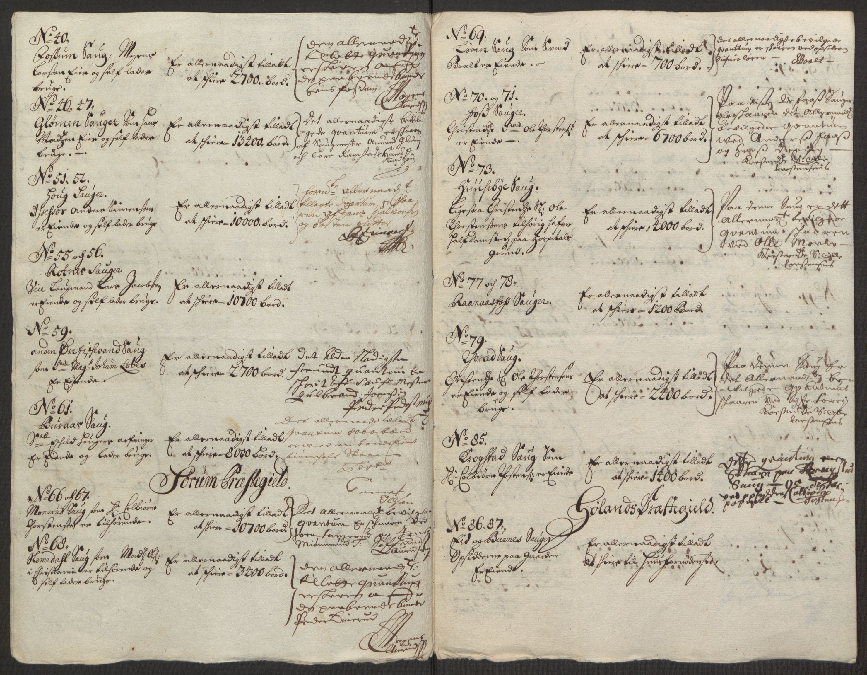 Rentekammeret inntil 1814, Reviderte regnskaper, Fogderegnskap, AV/RA-EA-4092/R11/L0579: Fogderegnskap Nedre Romerike, 1694-1695, p. 400