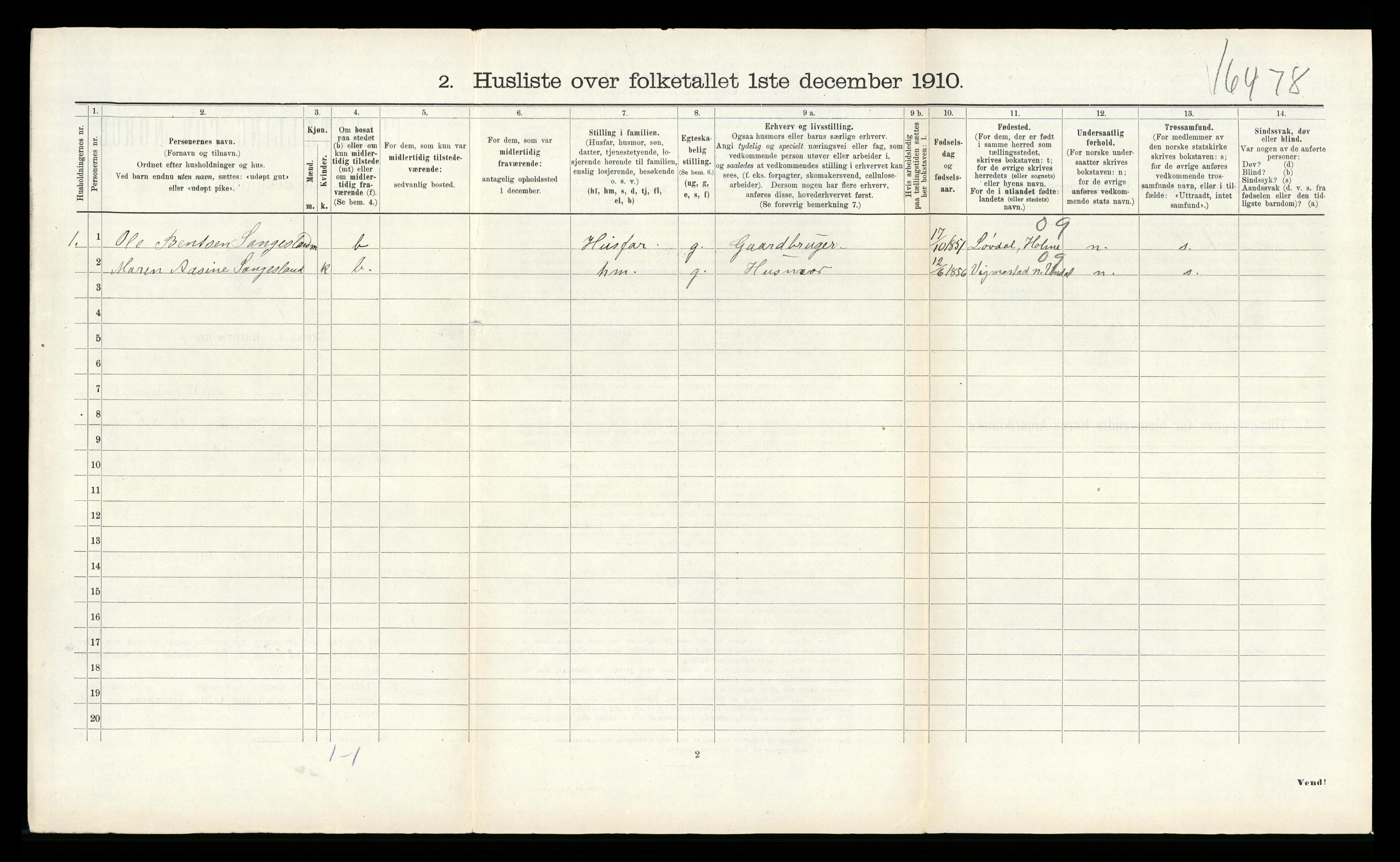 RA, 1910 census for Halse og Harkmark, 1910, p. 557