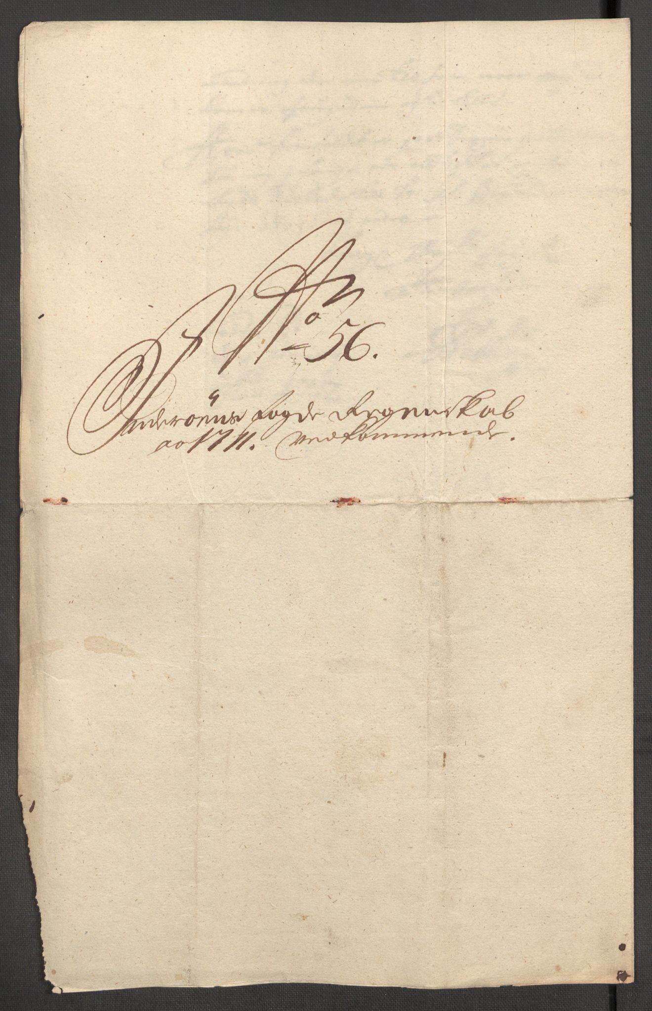 Rentekammeret inntil 1814, Reviderte regnskaper, Fogderegnskap, AV/RA-EA-4092/R63/L4319: Fogderegnskap Inderøy, 1711, p. 200