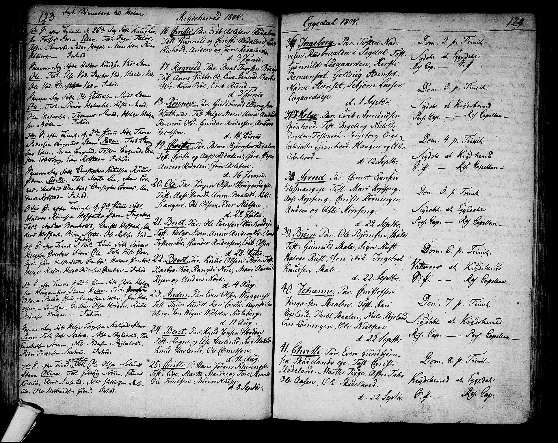 Sigdal kirkebøker, SAKO/A-245/F/Fa/L0003: Parish register (official) no. I 3, 1793-1811, p. 123-124