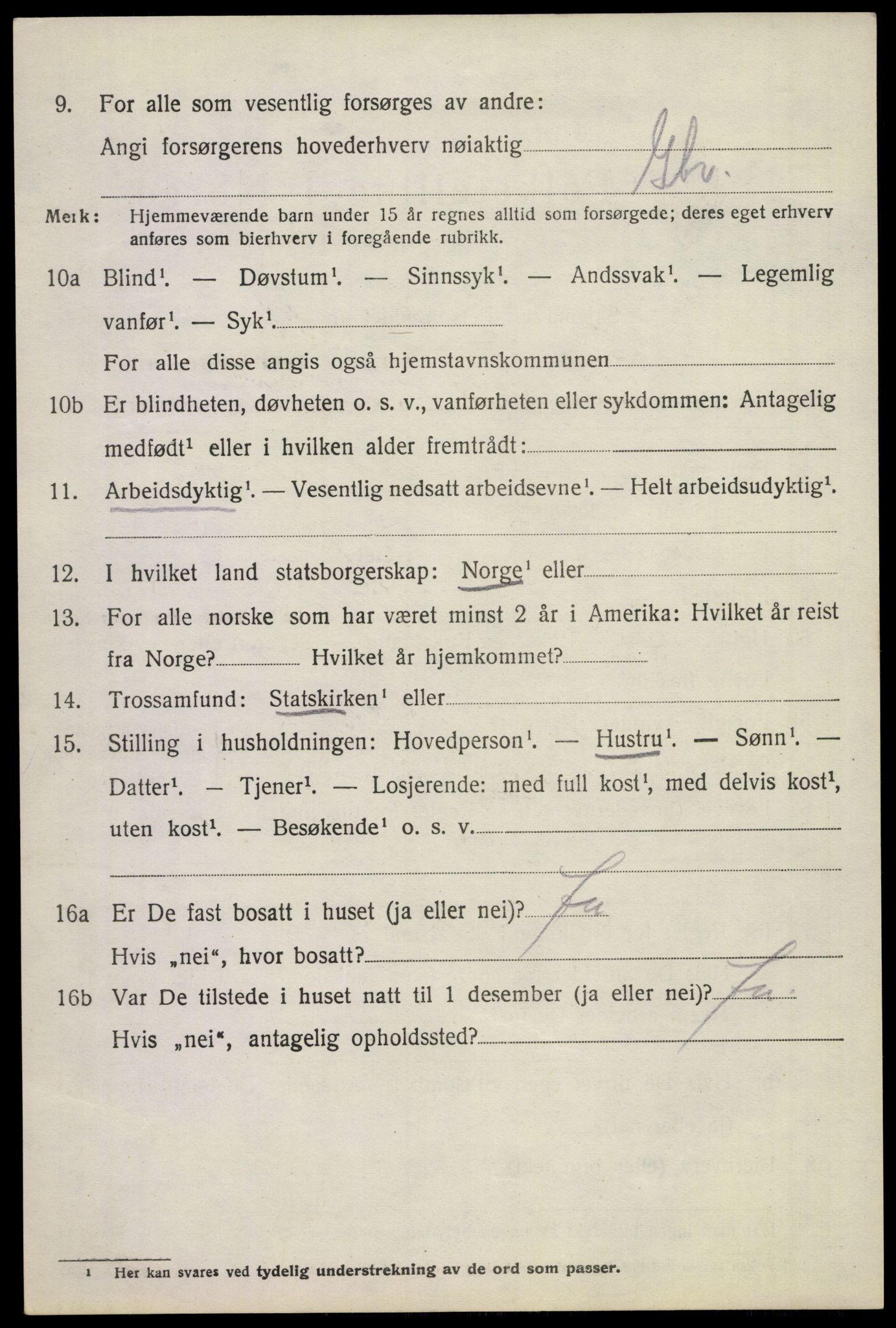 SAKO, 1920 census for Borre, 1920, p. 6183