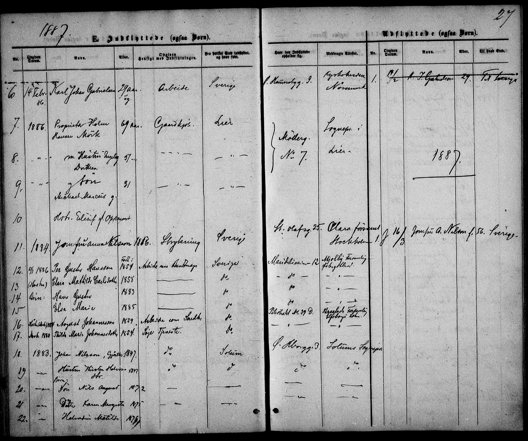 Trefoldighet prestekontor Kirkebøker, SAO/A-10882/F/Fe/L0001: Parish register (official) no. V 1, 1858-1887, p. 27