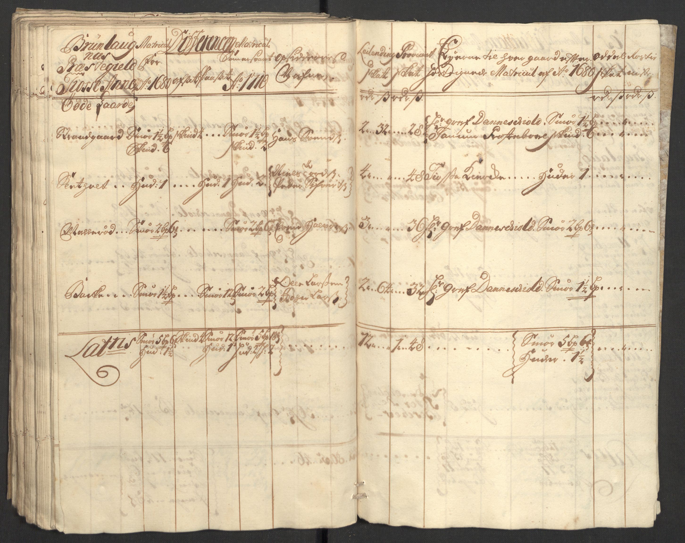 Rentekammeret inntil 1814, Reviderte regnskaper, Fogderegnskap, RA/EA-4092/R33/L1981: Fogderegnskap Larvik grevskap, 1709-1710, p. 378