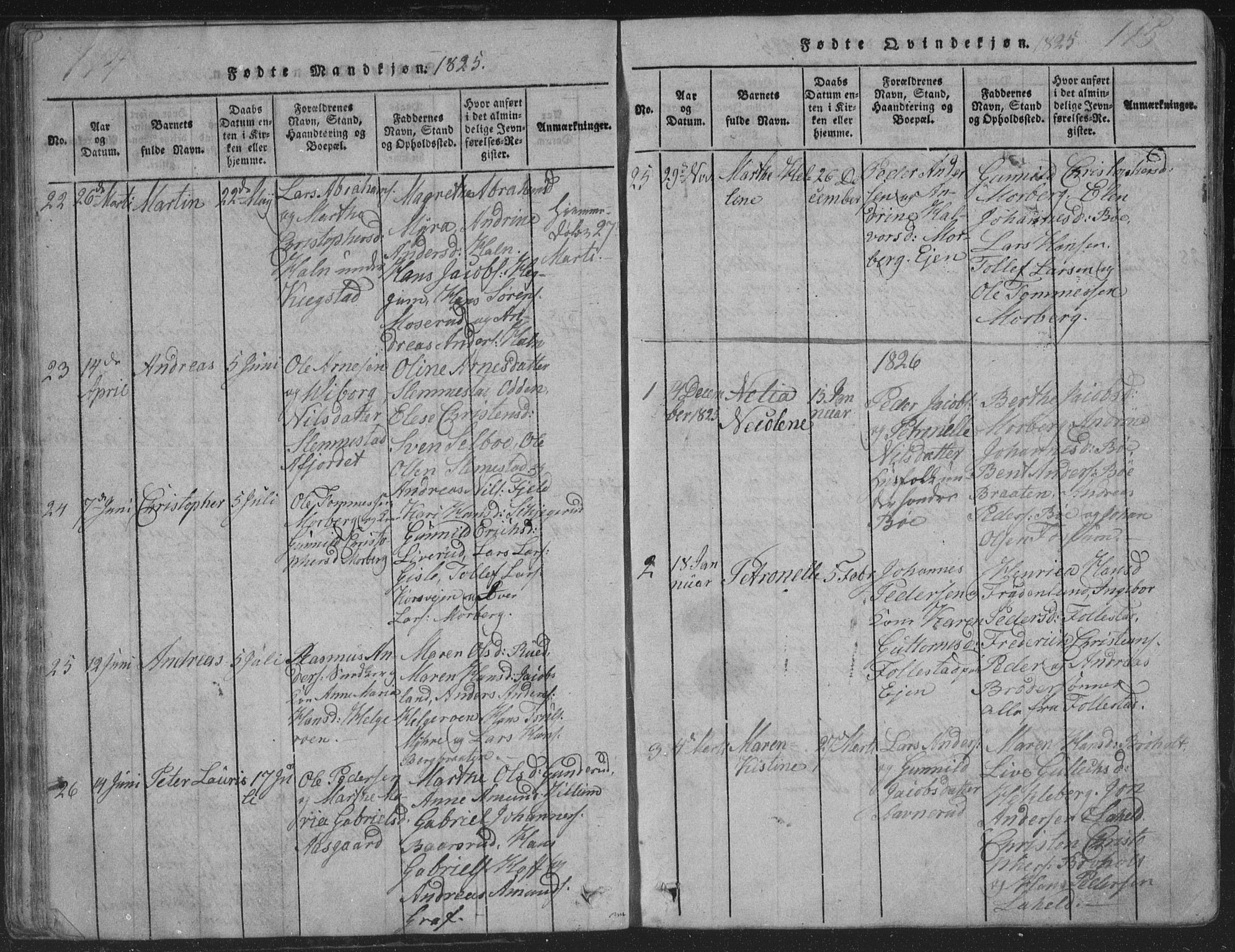 Røyken kirkebøker, SAKO/A-241/G/Ga/L0003: Parish register (copy) no. 3, 1814-1856, p. 114-115