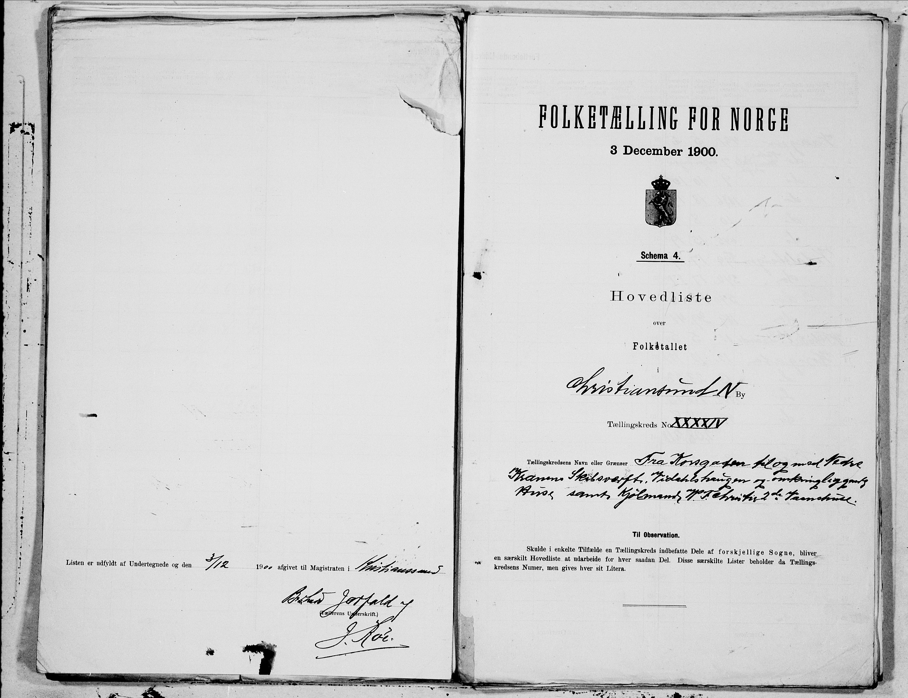 SAT, 1900 census for Kristiansund, 1900, p. 88