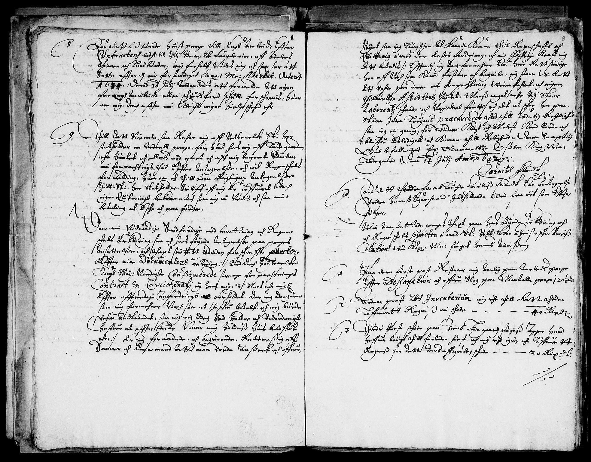 Danske Kanselli, Skapsaker, AV/RA-EA-4061/F/L0064: Skap 14, pakke 214-306, 1591-1731, p. 18