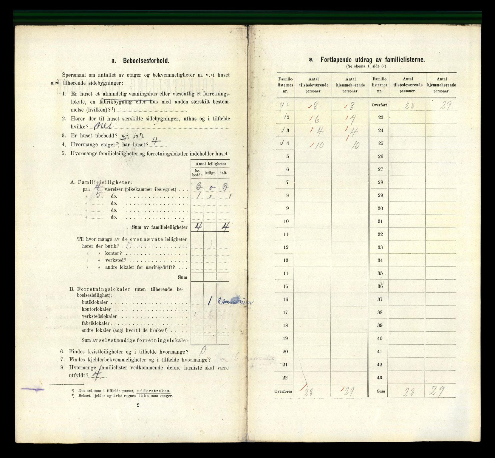 RA, 1910 census for Bergen, 1910, p. 1584