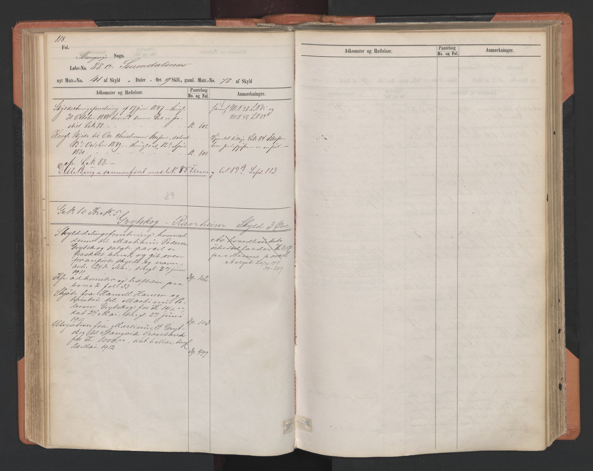 Nordmøre sorenskriveri, AV/SAT-A-4132/1/2/2A/L0033: Mortgage register no. 33, 1863-1910, p. 118